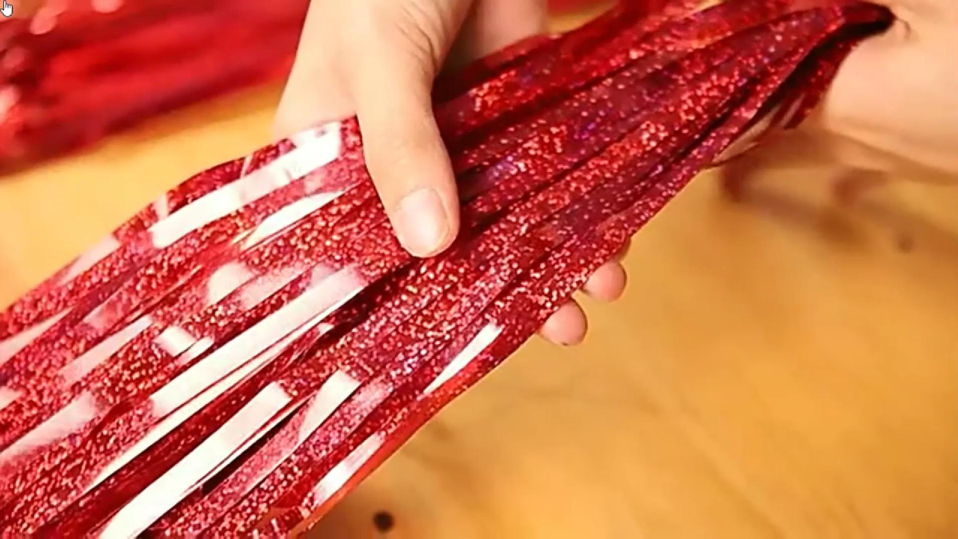 thumbnail video image 2 of 2 Pack Black Foil Fringe Door Curtain Hanging Decoration, 8' x 3' by ECC Party Supply, 2 of 5