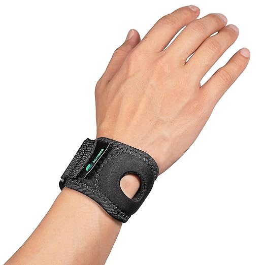 thumbnail video image 2 of JOMECA Wrist Brace for TFCC Tears, Wrist Band with Ring Pad for Ulnar Sided Wrist Pain, DRUJ Instability, Support Repetitive Wrist Use Injury, Fit Right & Left Hand (S/M), 2 of 7