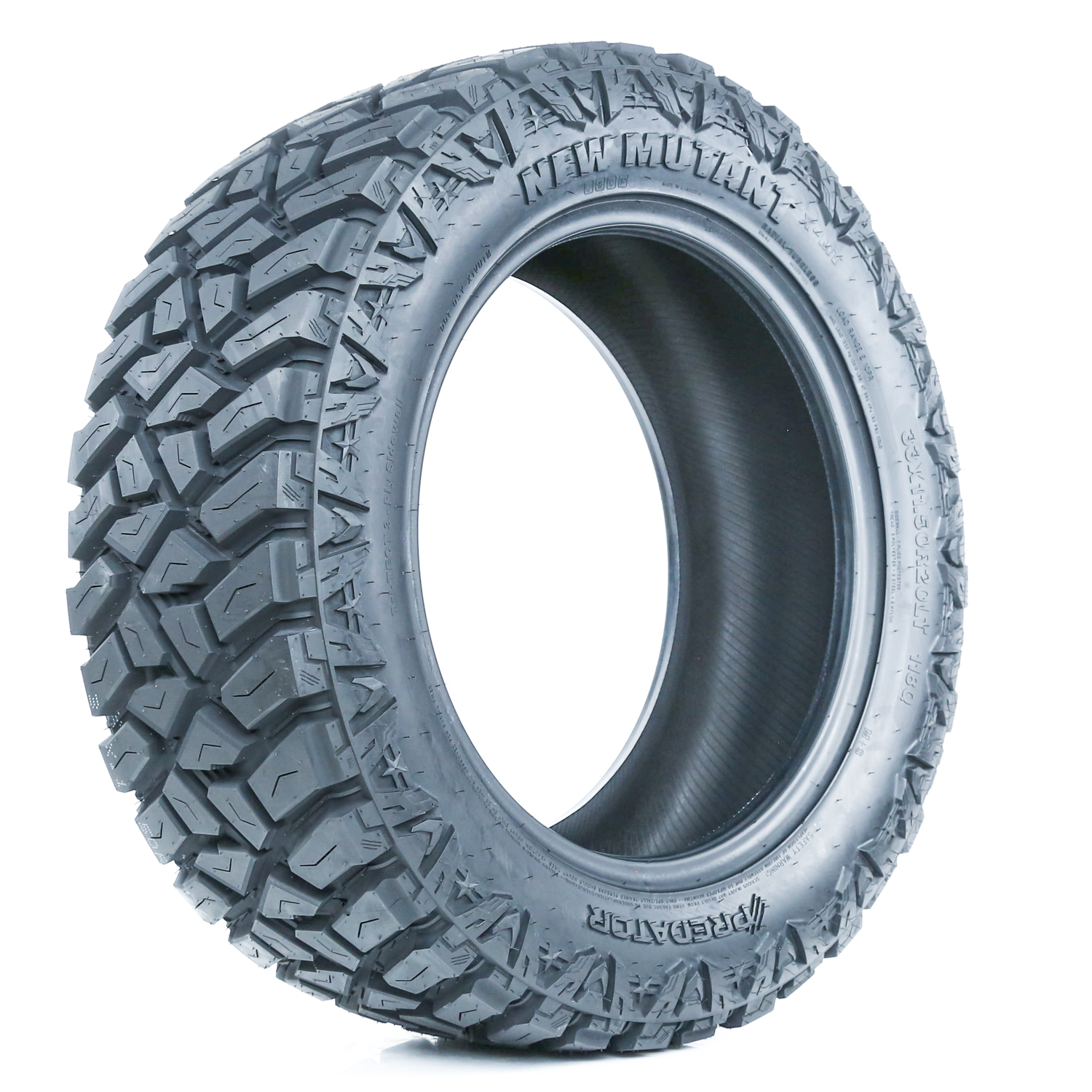 Predator New Mutant X-MT 33X11.50R20 118Q E 10 Ply m/t mud Light