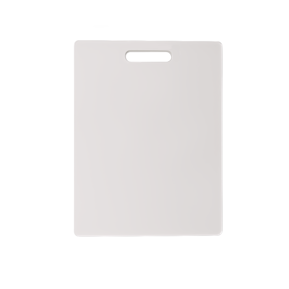 mainstays cutting board, Bpa free, white 8.5 x 11, new
