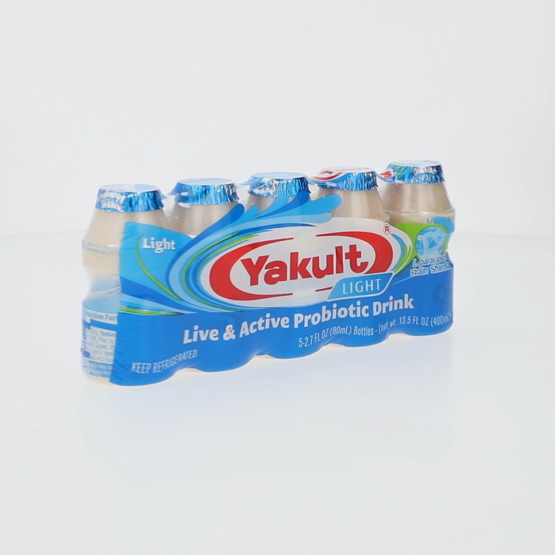 Yakult アパート　9本！！！！ Yakult Light Nonfat Probiotic Drink, 2.7 fl. oz., 5 Bottles Gluten