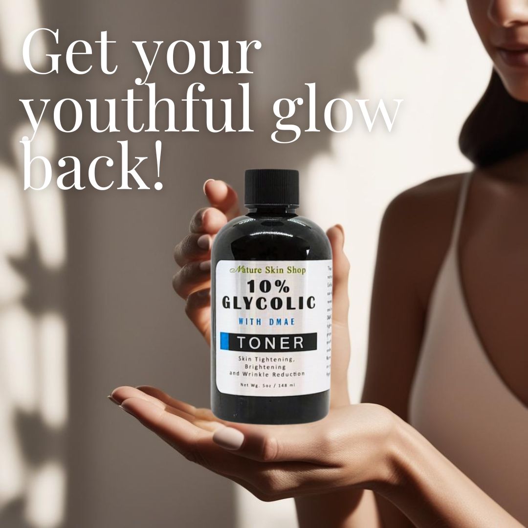 thumbnail video image 2 of Nature Skin Shop Glycolic Acid and DMAE Toner, 5.6 oz, 2 of 8