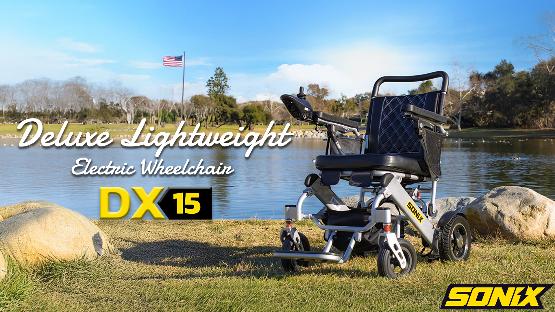 Sonix DX15 Electric Wheelchair – Strong &amp; Lightweight, Only 47lbs ...