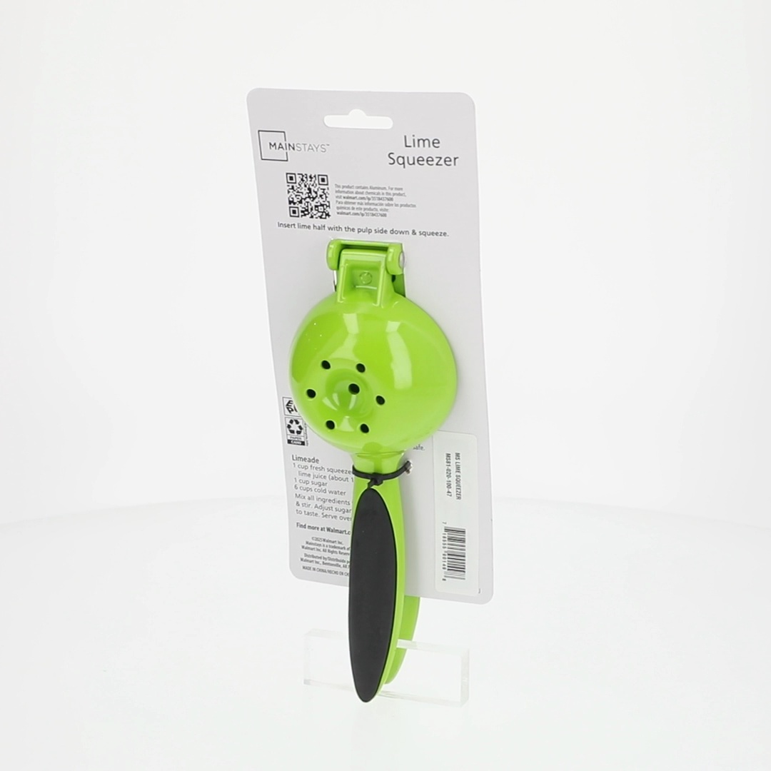Mainstays Heavy Duty Lime Green Manual Juicer Squeezer with