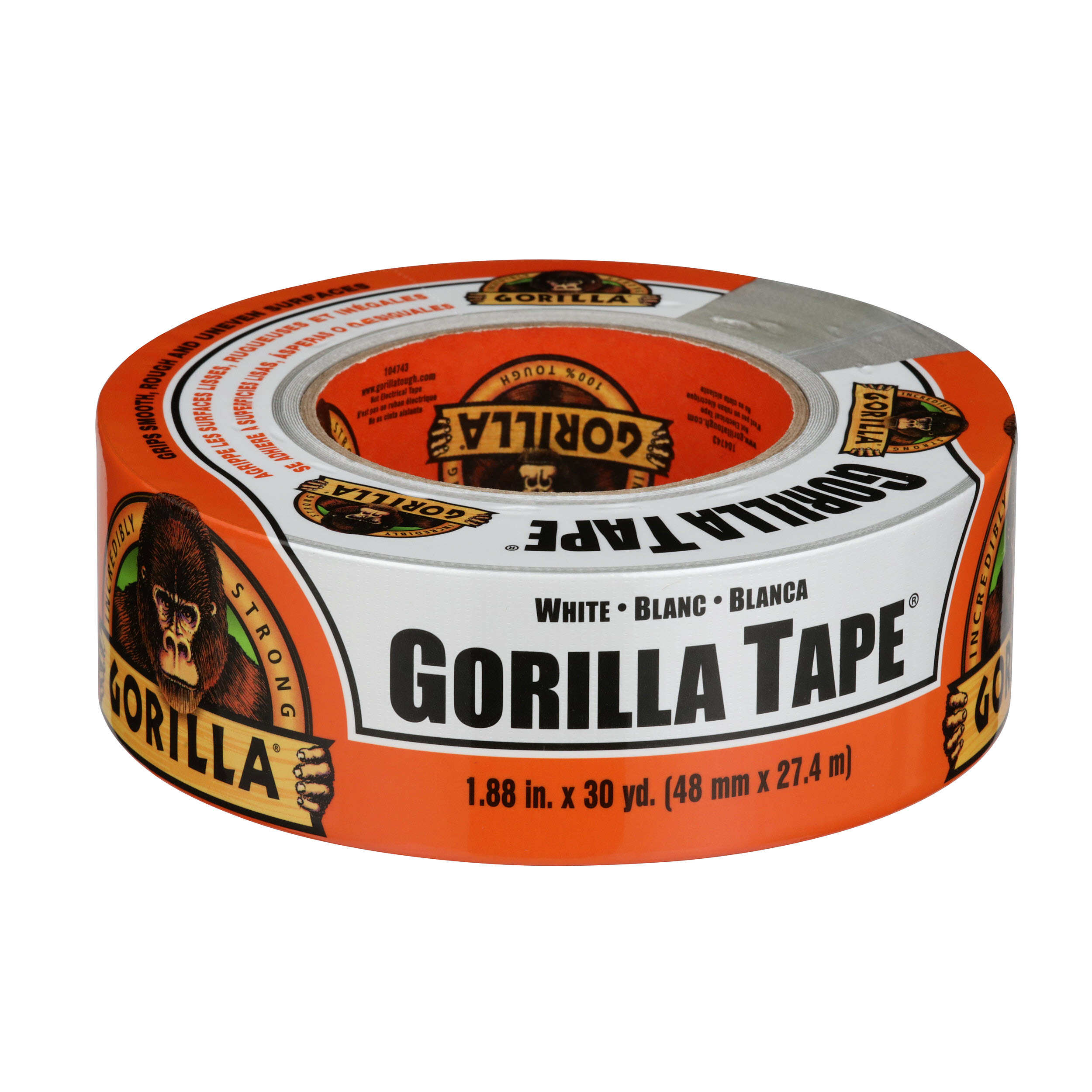 Gorilla Tape® White 1.88 x 30 Yards