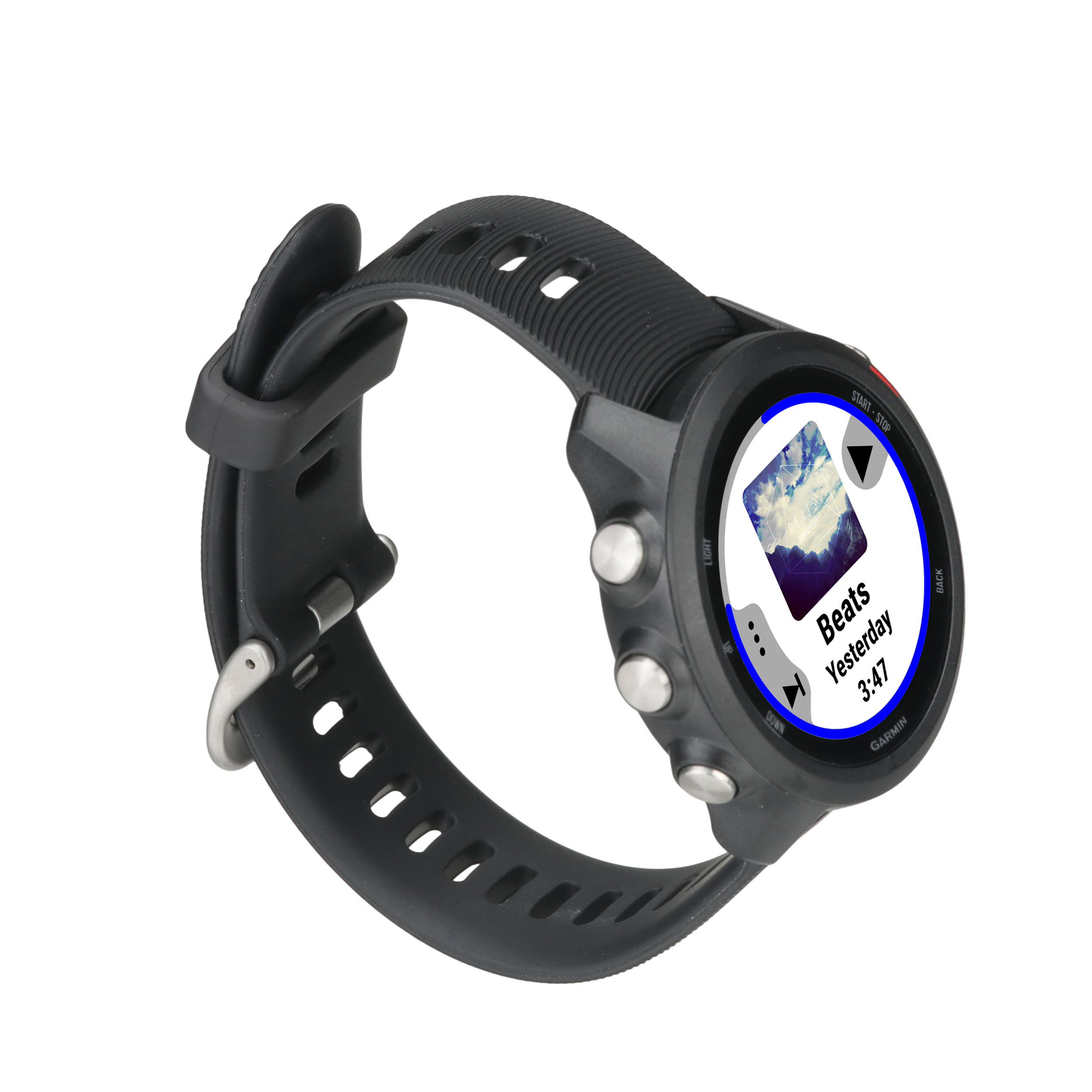  Garmin Forerunner 245 Music GPS Running Smartwatch with Music,  Running Dynamics and Training Status, White (Renewed) : Electronics