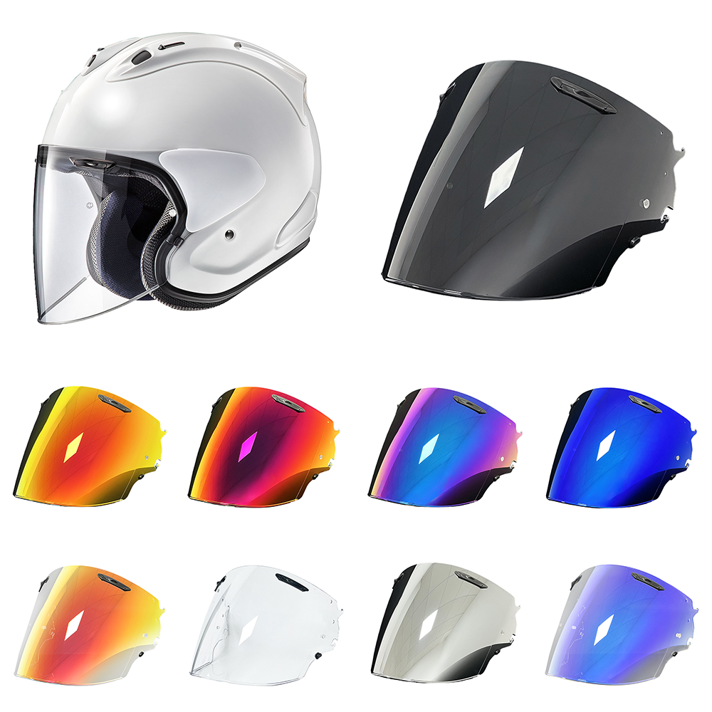 thumbnail video image 2 of VZ-RAM Helmet Visor for Arai VAS-Z, SZ-R VAS, SZ-R EVO Face Shield Moto Accessories, 2 of 7