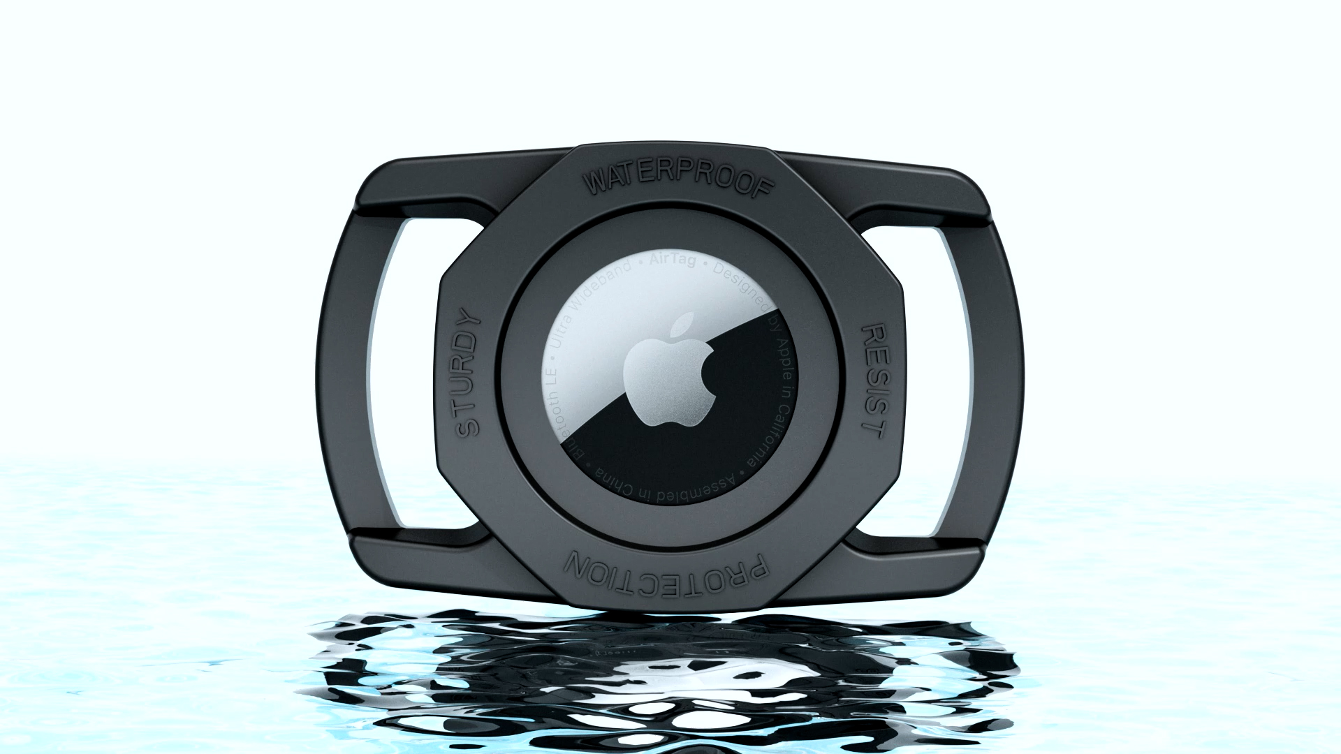 thumbnail video image 2 of Rantice Airtag Dog Collar Holder, [2 Pack] Waterproof Airtag Case for Dog Collar, TPU & Silicone Full Body Covered Apple Airtag Holder for Dog Collar, Airtag Protective Cover for Pet Collar Backpack, 2 of 10