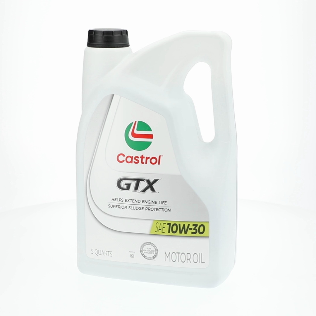 2 pack) Castrol GTX 10W-30 Conventional Motor Oil, 5 Quarts