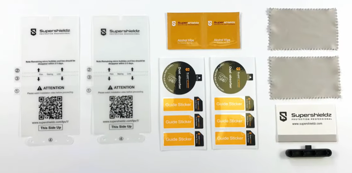 thumbnail video image 2 of (2 Pack) Supershieldz Designed for Samsung Galaxy S23 Ultra 5G Screen Protector, High Definition Clear Shield (TPU), 2 of 3