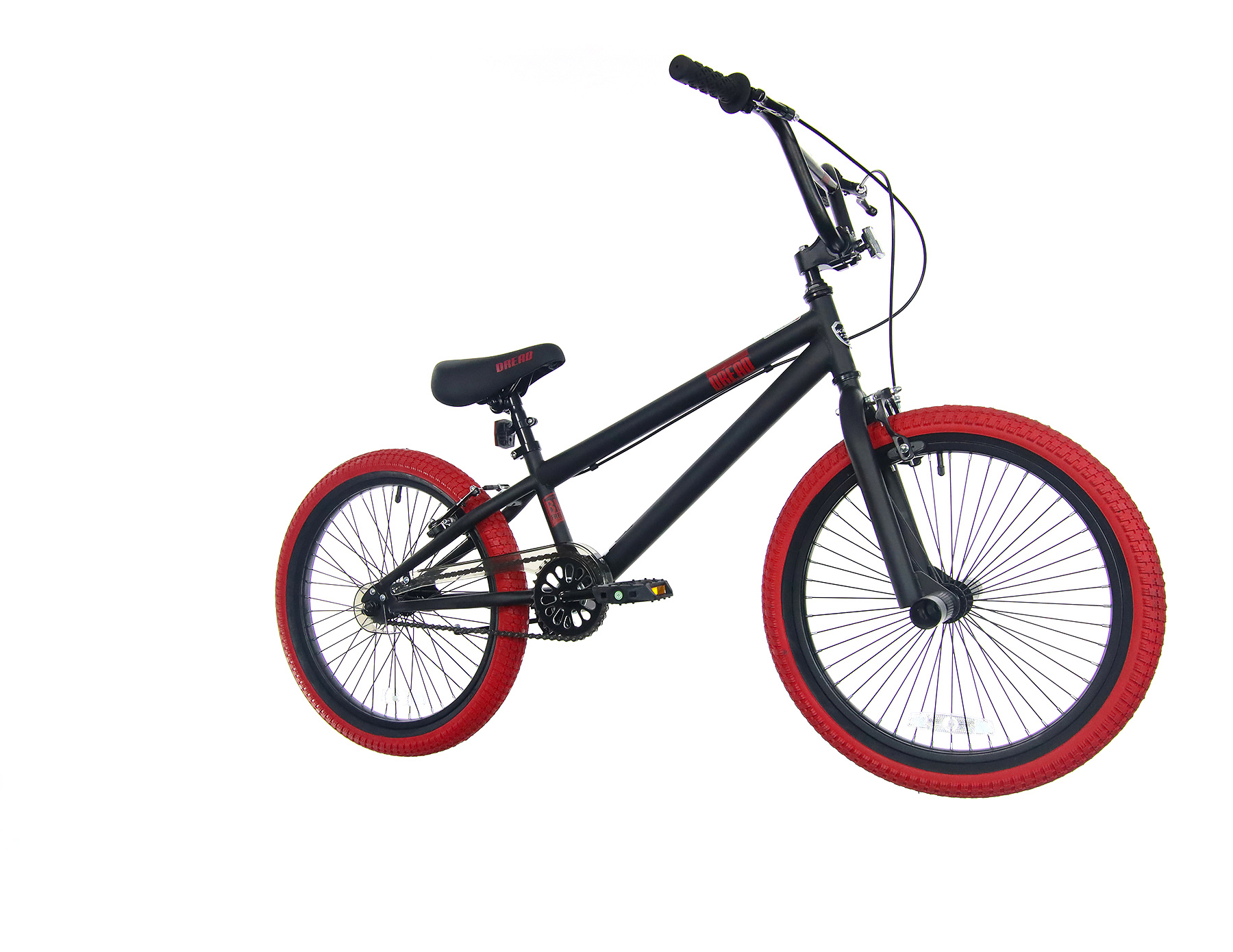 Kent Dread BMX Child Bike 20 Wheels Kids Ages 7 13 Years Black Red Walmart