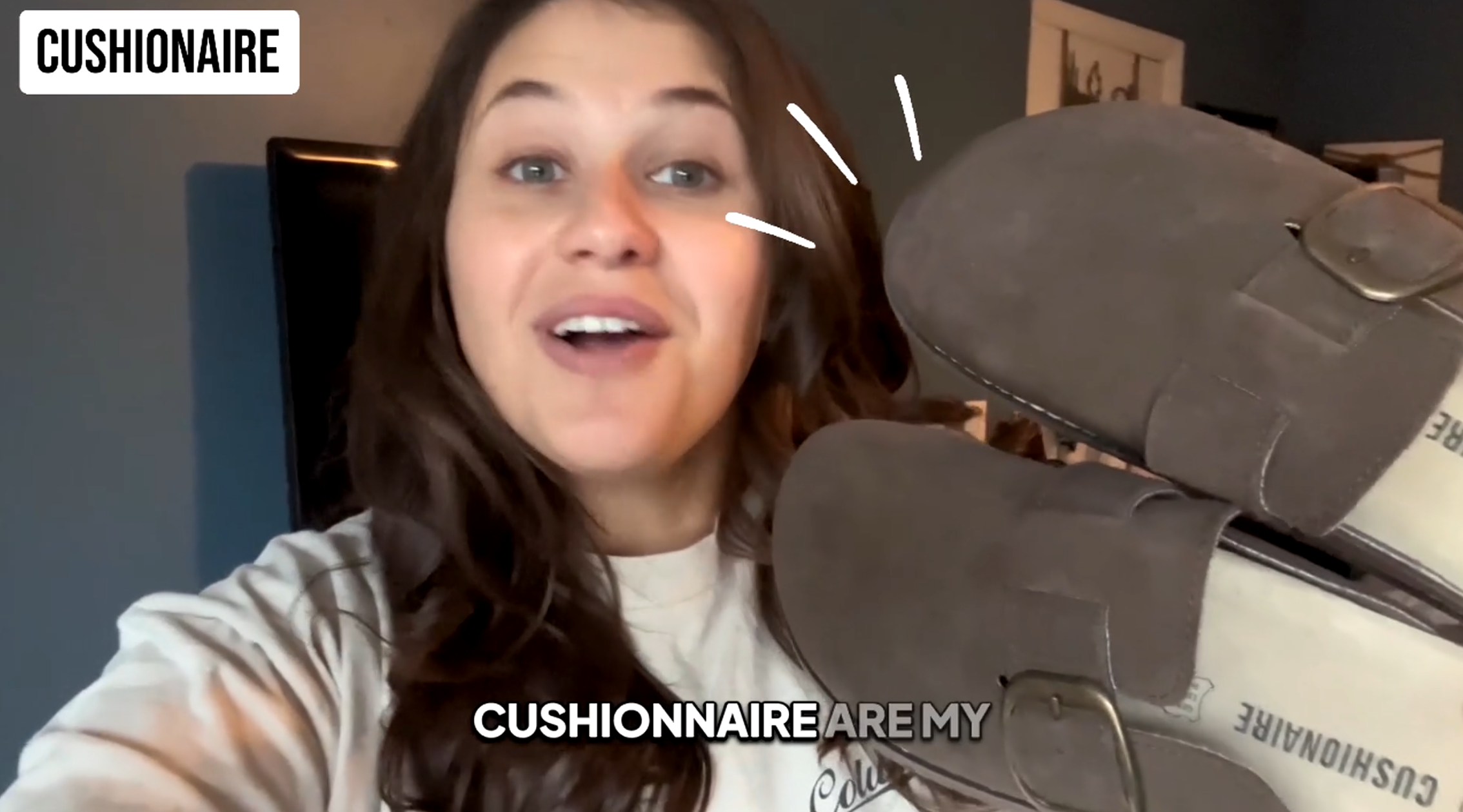 thumbnail video image 2 of Cushionaire Blain Genuine Suede Clogs for Women | Slip-On Mules with Memory Foam & Oversized Buckle | Non-Slip Comfort Clogs & Mules Shoes for Women, 2 of 14