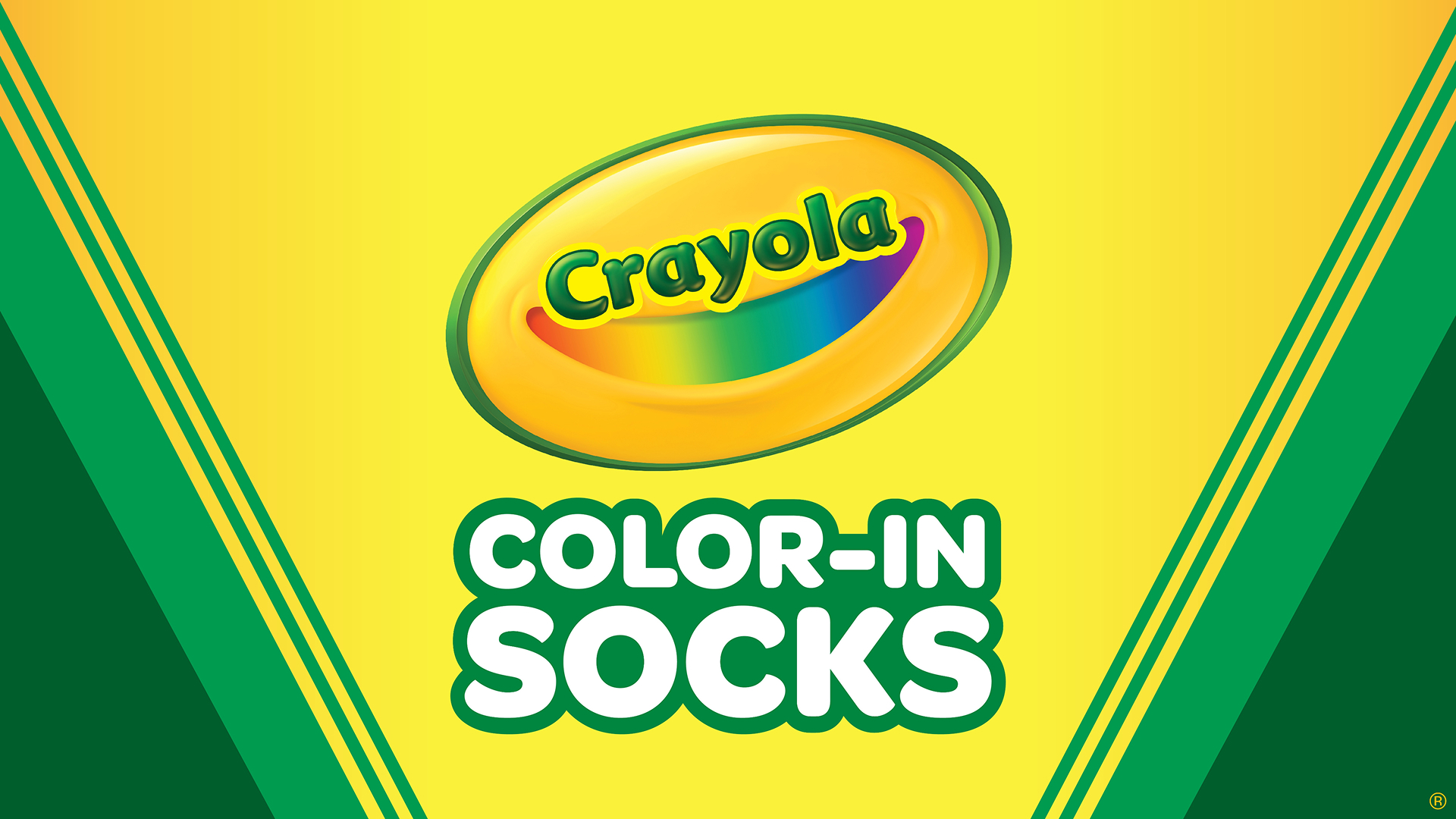 thumbnail video image 2 of Crayola Color-In Socks Unisex Kids One Size, 2 of 10