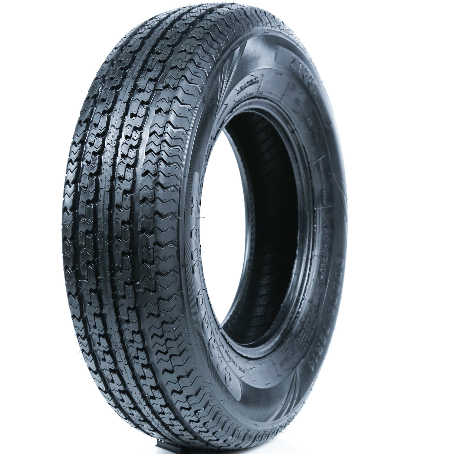Set Of 2 Cargo Max YT301 ST Trailer Tires - 205/75R14 Load Range D 8-Ply All Season