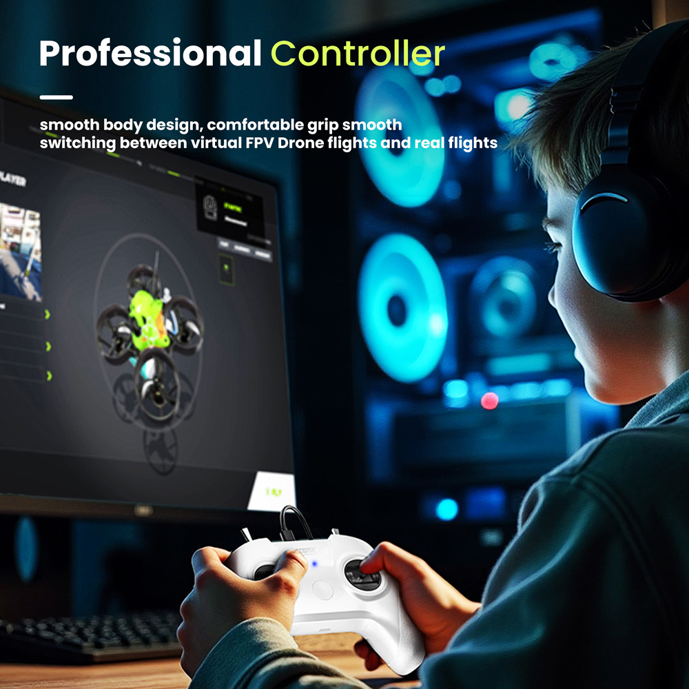 STARTRC S8 FPV Drone Simulator Remote Controller RC Flight Simulator ...