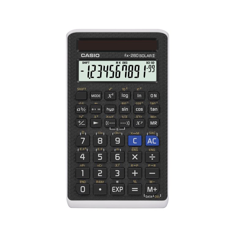 Casio FX-260 Solar II Scientific Calculator, 10-Digit Display, 144