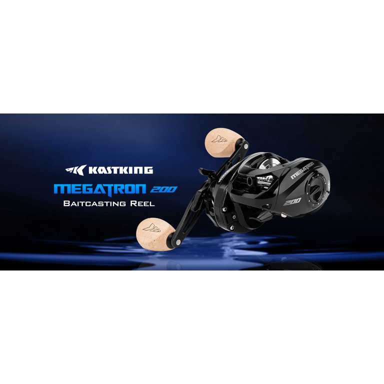 KastKing Baitcasting Reel, MegaTron 200, 7+1 SS BB, 6.4:1 - Walmart.com