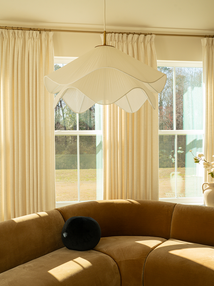 thumbnail video image 2 of TWOPAGES 52 W X 96 L Inch Drapery Pinch Pleated Top Blackout Curtain Soft Linen Textured Drape for Bedroom, 1 Panel, Light Khaki, 2 of 6