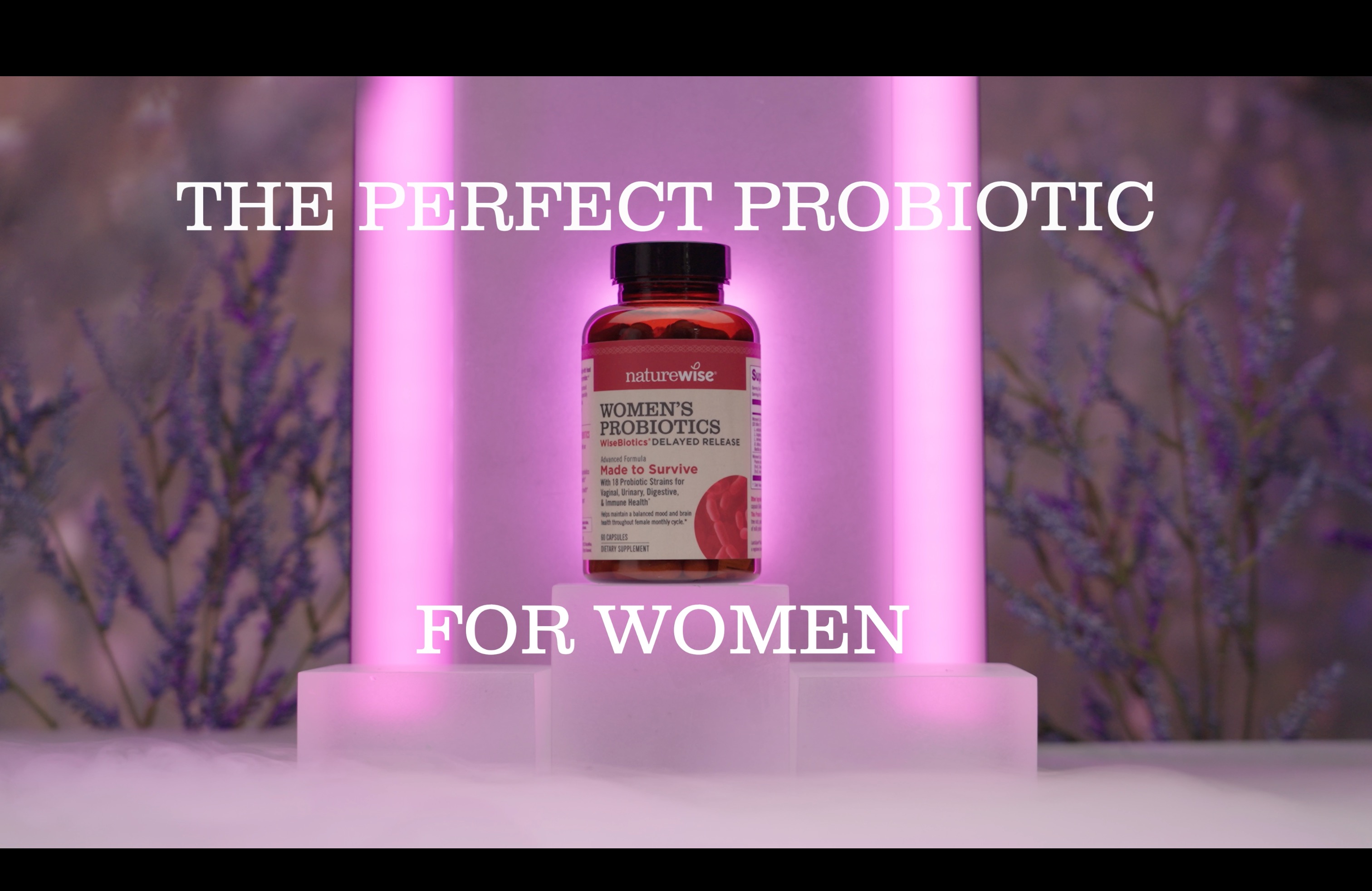thumbnail video image 2 of NatureWise Probiotics for Women + Organic Prebiotics D-Mannose & Cranberry [60-Day Supply], 2 of 9