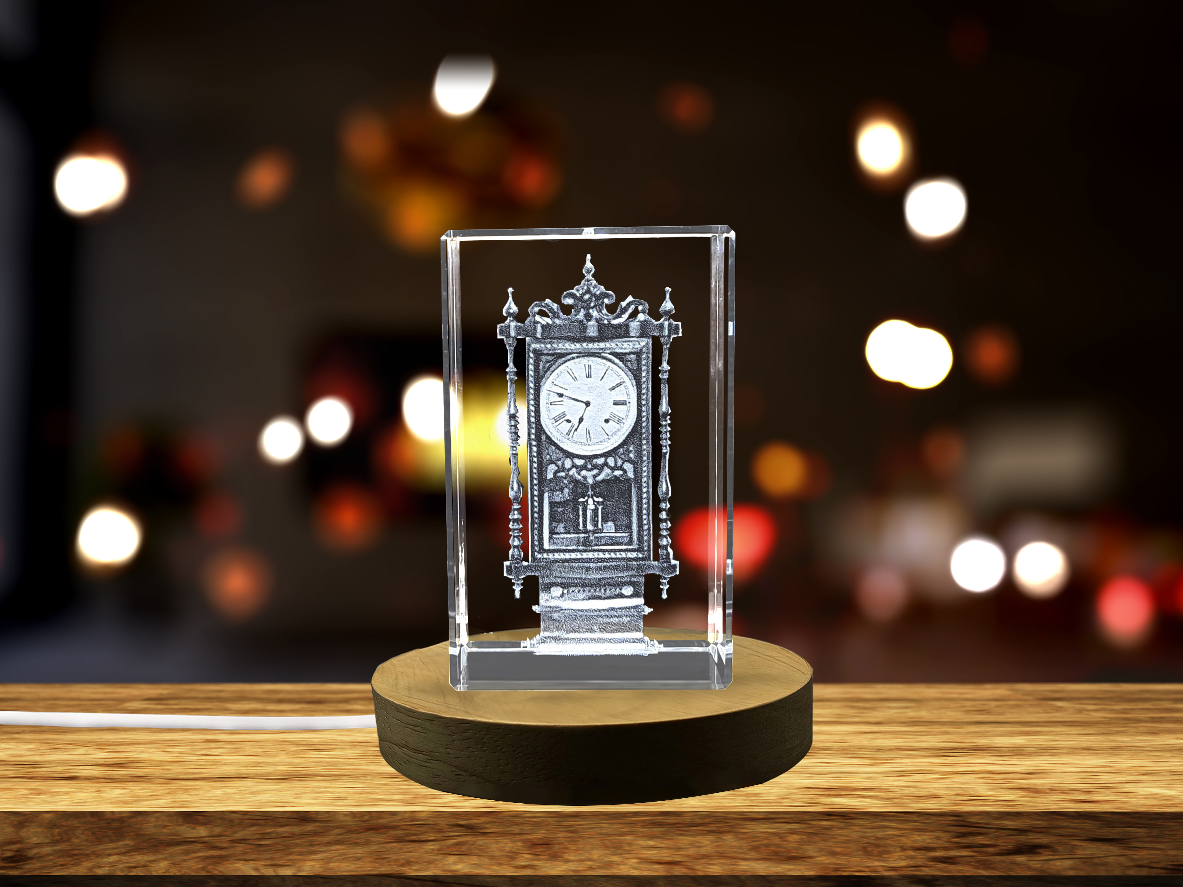 thumbnail video image 2 of Vintage Mantel Clock Collectible Crystal | Timeless Retro Decor Piece, 2 of 7