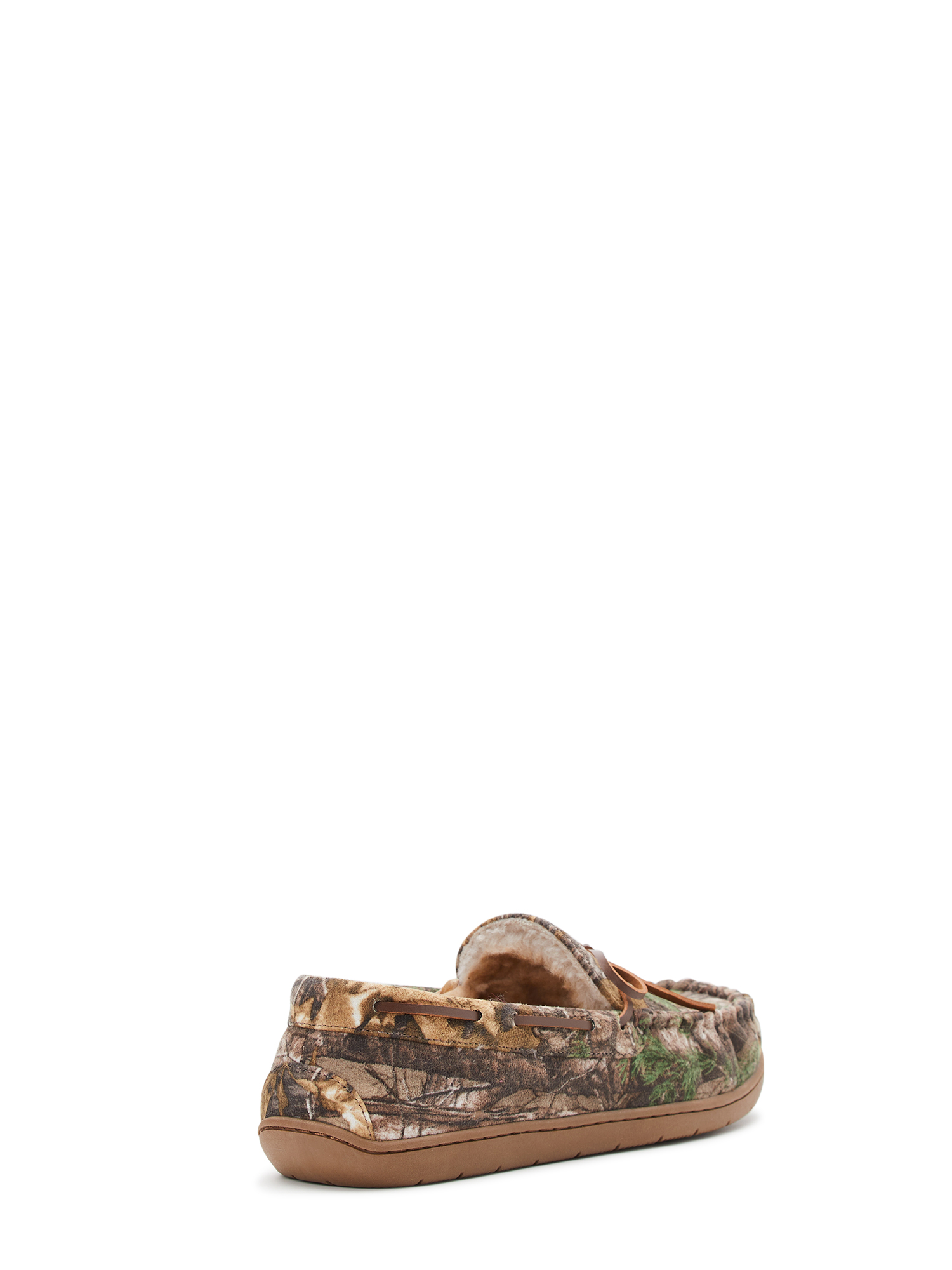 George Men's Genuine Suede Camo Moccasin Slippers Walmart