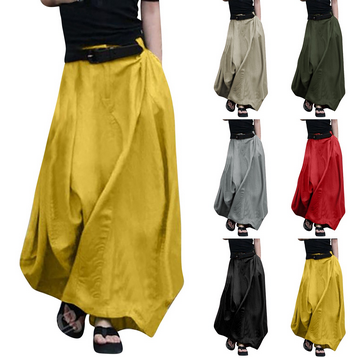 thumbnail video image 2 of Baqcunre Plus Size Dresses for Curvy Women Full Skirt A Line Skirt High Waist Slimming Plus Size Dancing Skirt for Women Maxi Dress Summer Dress Black Dress 5XL, 2 of 8