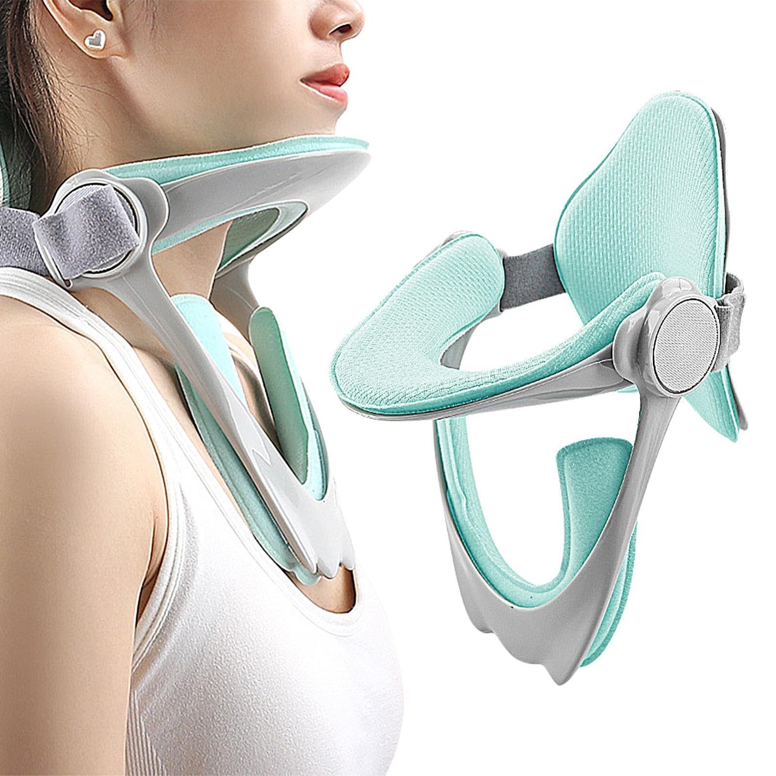 thumbnail video image 2 of Massage Tools & Front Neck Correction Brace for Women 360 Adjustable Support Device, 2 of 8
