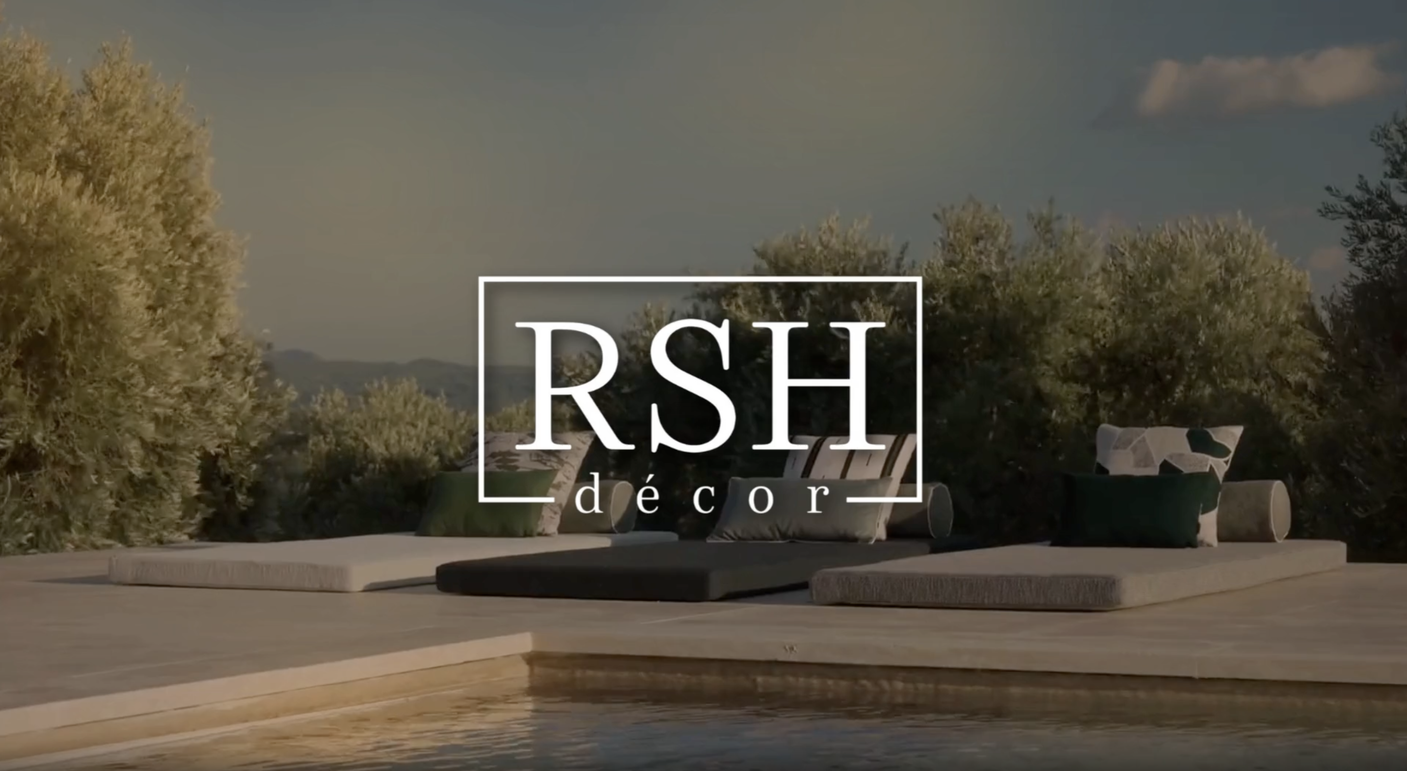 thumbnail video image 2 of RSH Decor: 4 Square Accent Pillows Made with Sunbrella Performance Fabric | 20" x 20" | Canvas Rust, 2 of 9