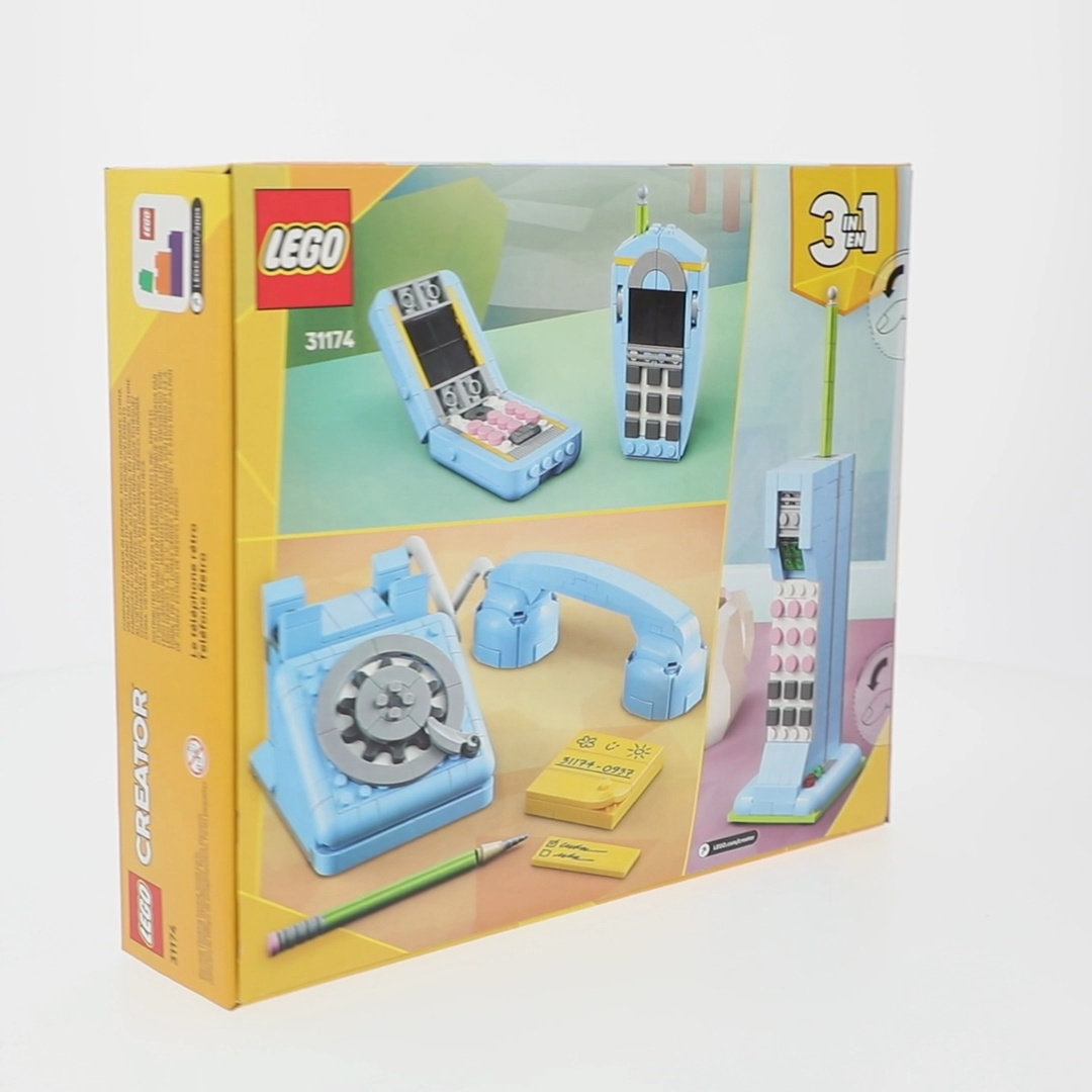 LEGO, Retro Telephone 3 in 1 Set, 31174, 383 Pieces - Walmart.com