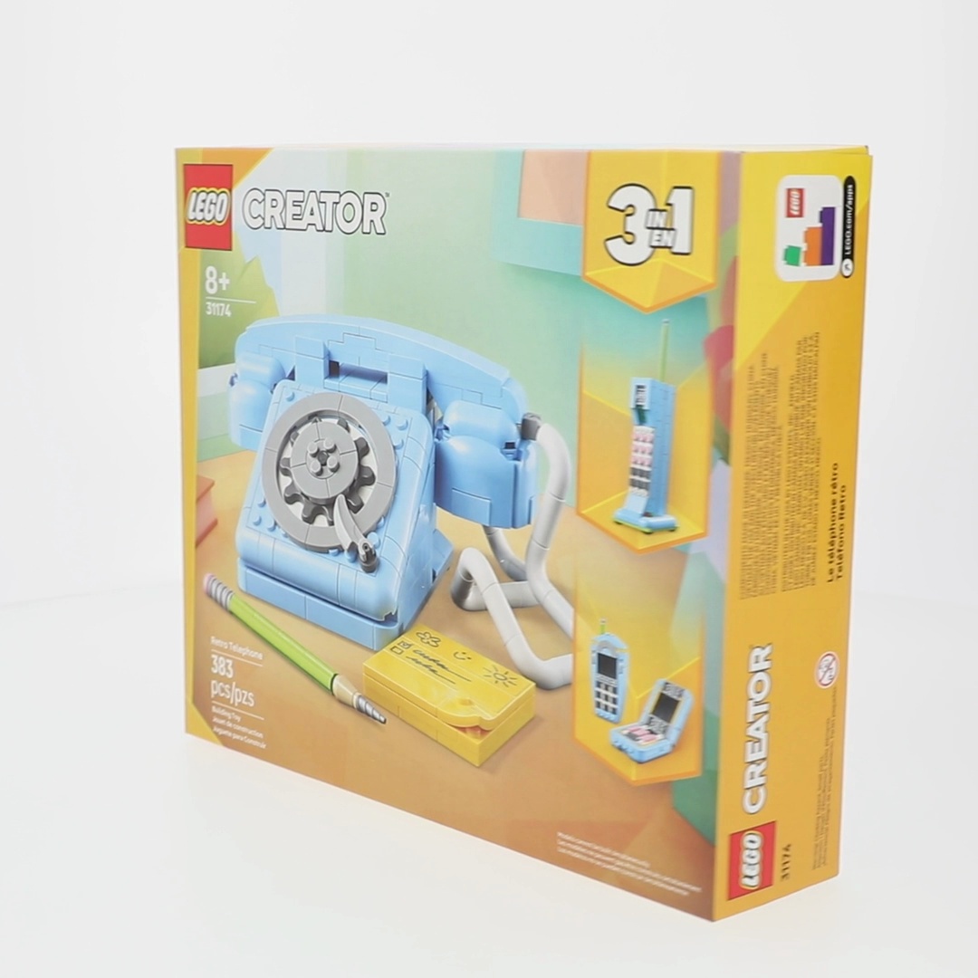 LEGO, Retro Telephone 3 in 1 Set, 31174, 383 Pieces - Walmart.com
