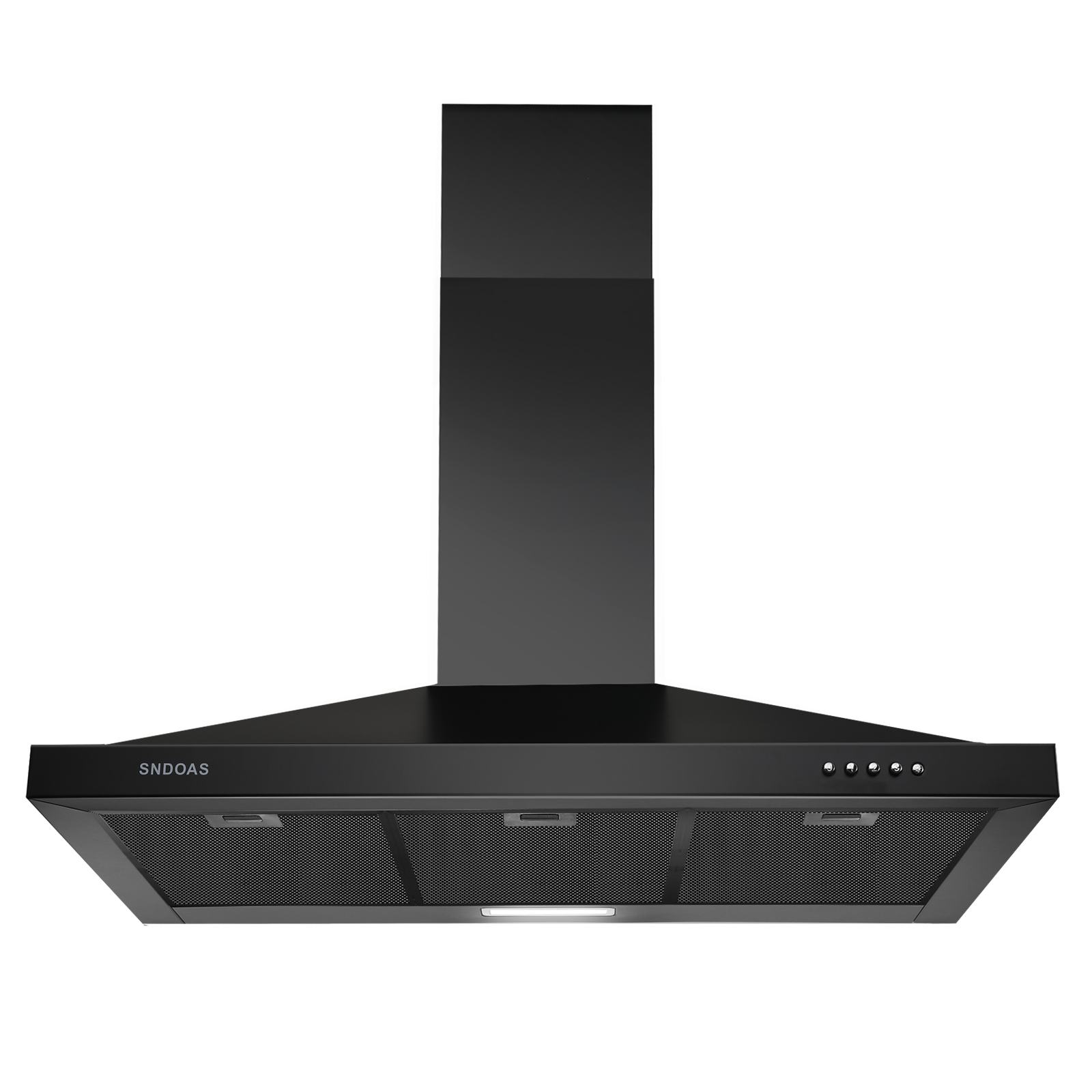 thumbnail video image 2 of Joeaonz 36 Inch Wall Mount Range Hood 450CFM Stainless Steel Vent with LED Bulb 120V, 2 of 10