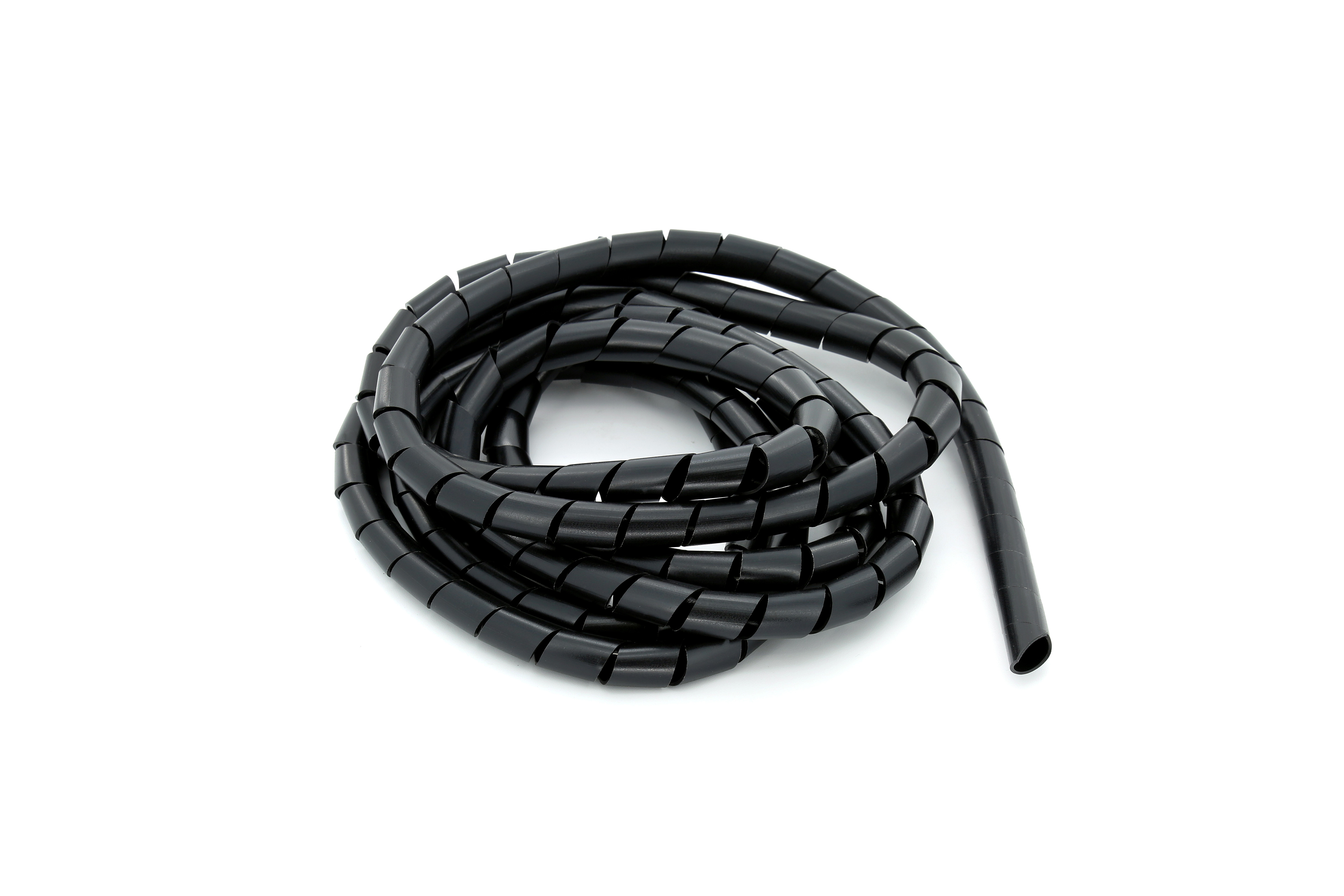 Hyper Tough Plastic Spiral Cable Covers Black TD21803C 