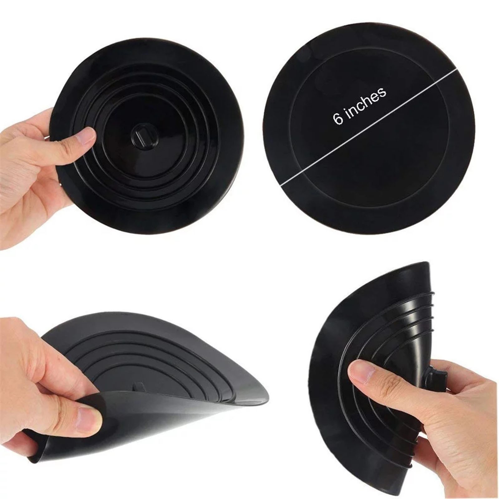 thumbnail video image 2 of Kingtowag Black of Friday Deals, Sink Drain Strainer Perfect for Kitchen Sink Bathroom Bathtub Wash Basin Floor Drain Balcony Drain Hole,Utility Shower Drain Hair Catcher Utility, Floor Drain, 2 of 6