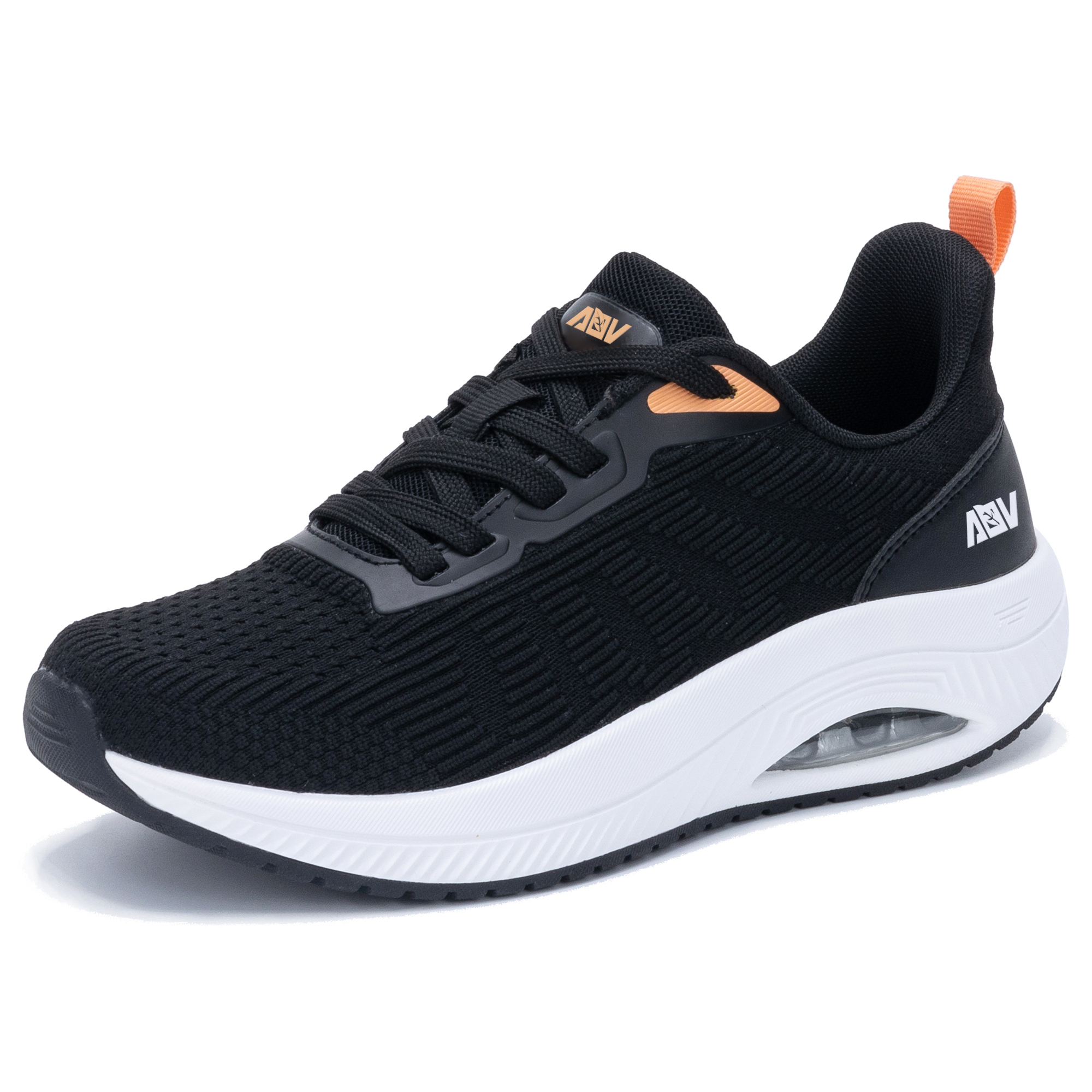 thumbnail video image 2 of MAFEKE Women's Air Non Slip Orthotic Sneakers, Arch Support Athletic Walking Shoes for Plantar Fasciitis, Blackwhite Size 10.5, 2 of 10