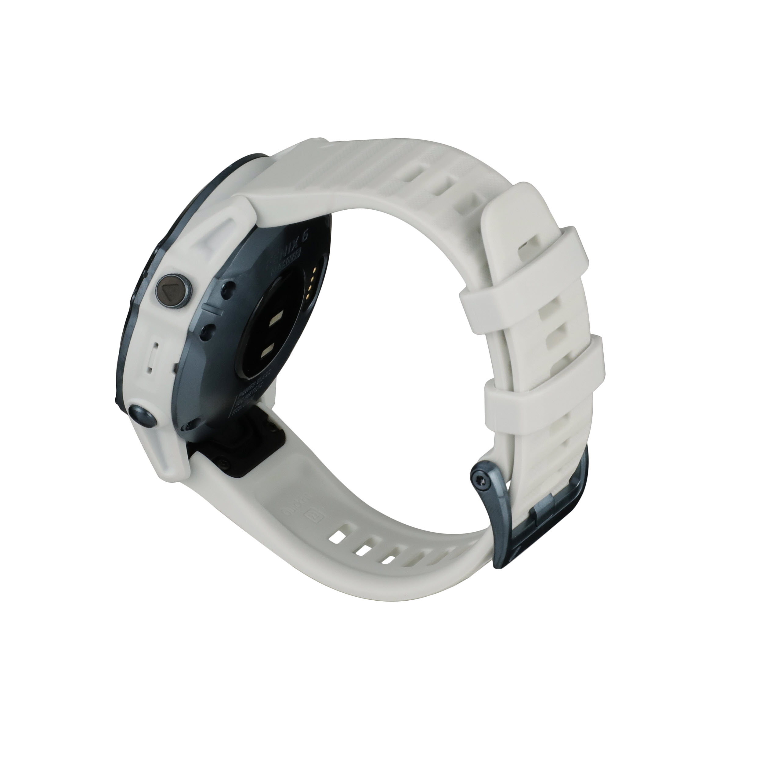 010-02410-19  Garmin Fenix 6 Pro Solar Bleu avec bracelet blanc