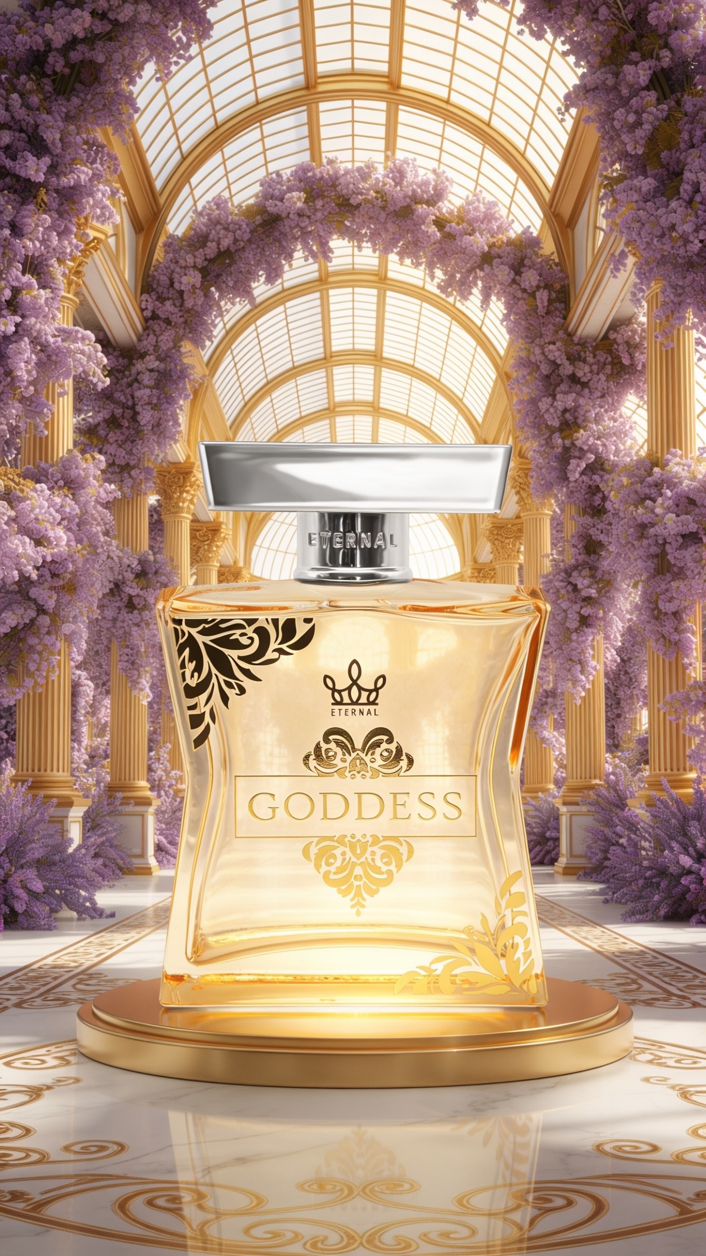 thumbnail video image 2 of Eternal Fragrance GODDESS, Fresh Lavender, Warm Vanilla Eau de Parfum, Inspired by Libre Perfume for Women, 3.4 oz (100ml) Spray, 2 of 9