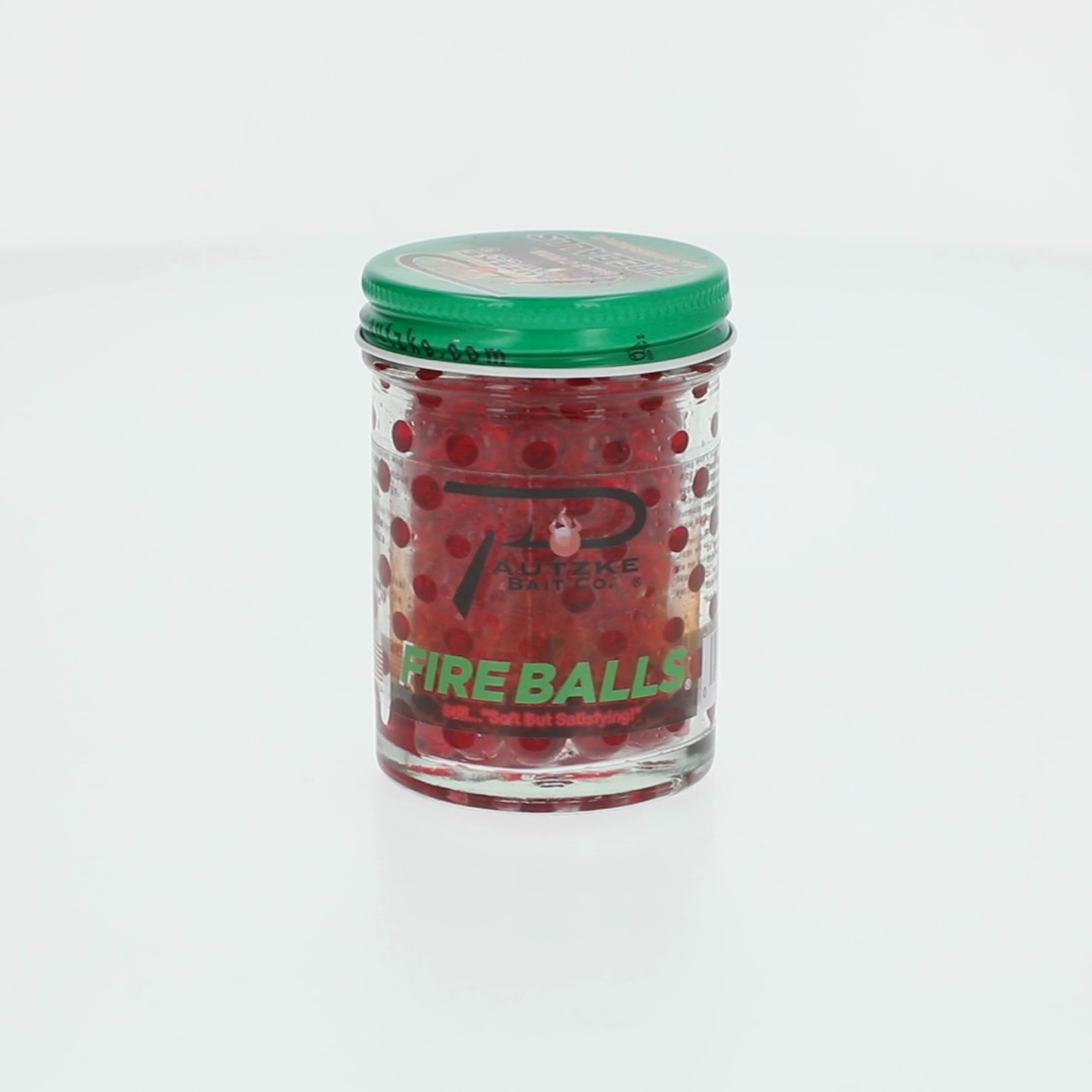 Pautzke Fire Balls Fish Bait Red - Artificial Salmon Eggs