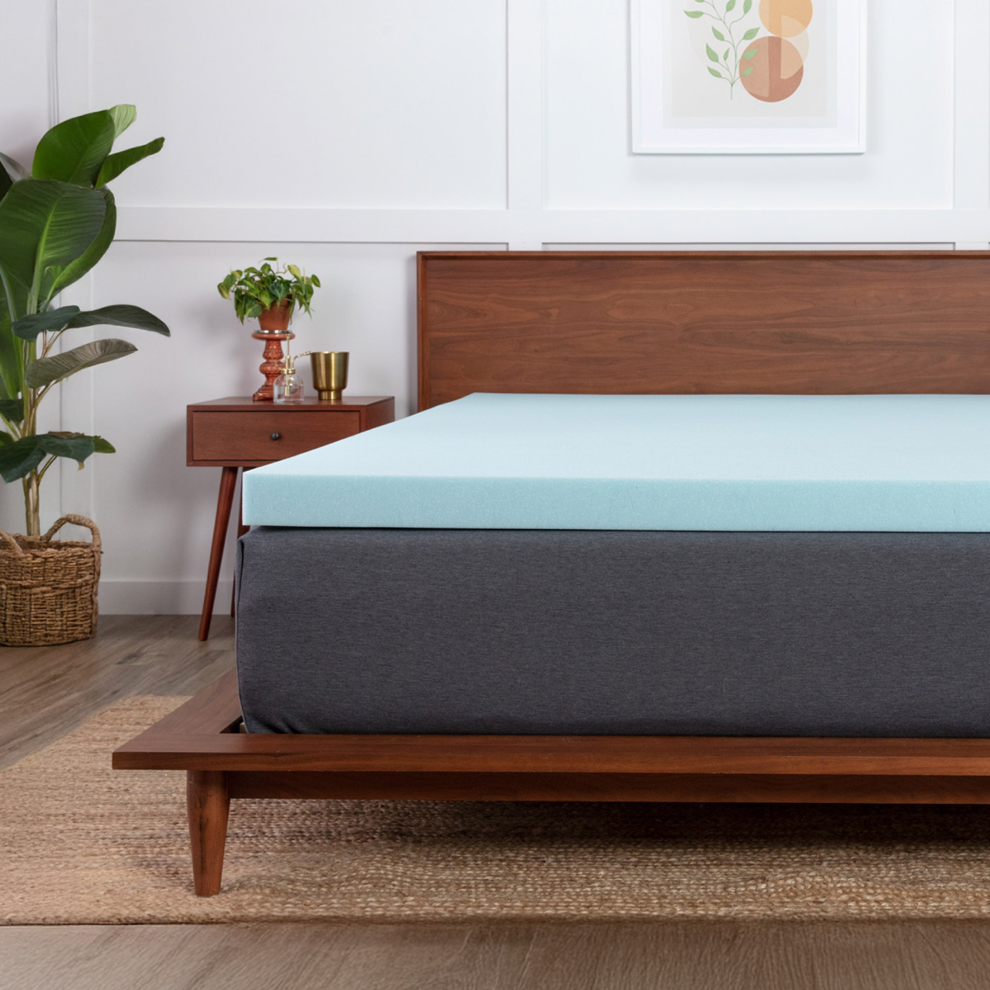 thumbnail video image 2 of Viscosoft 3-Inch Memory Foam Mattress Topper Twin – Reflex Cooling Gel Pad with Removable Washable Cover – CertiPUR-US & Oeko-TEX Certified, 2 of 13