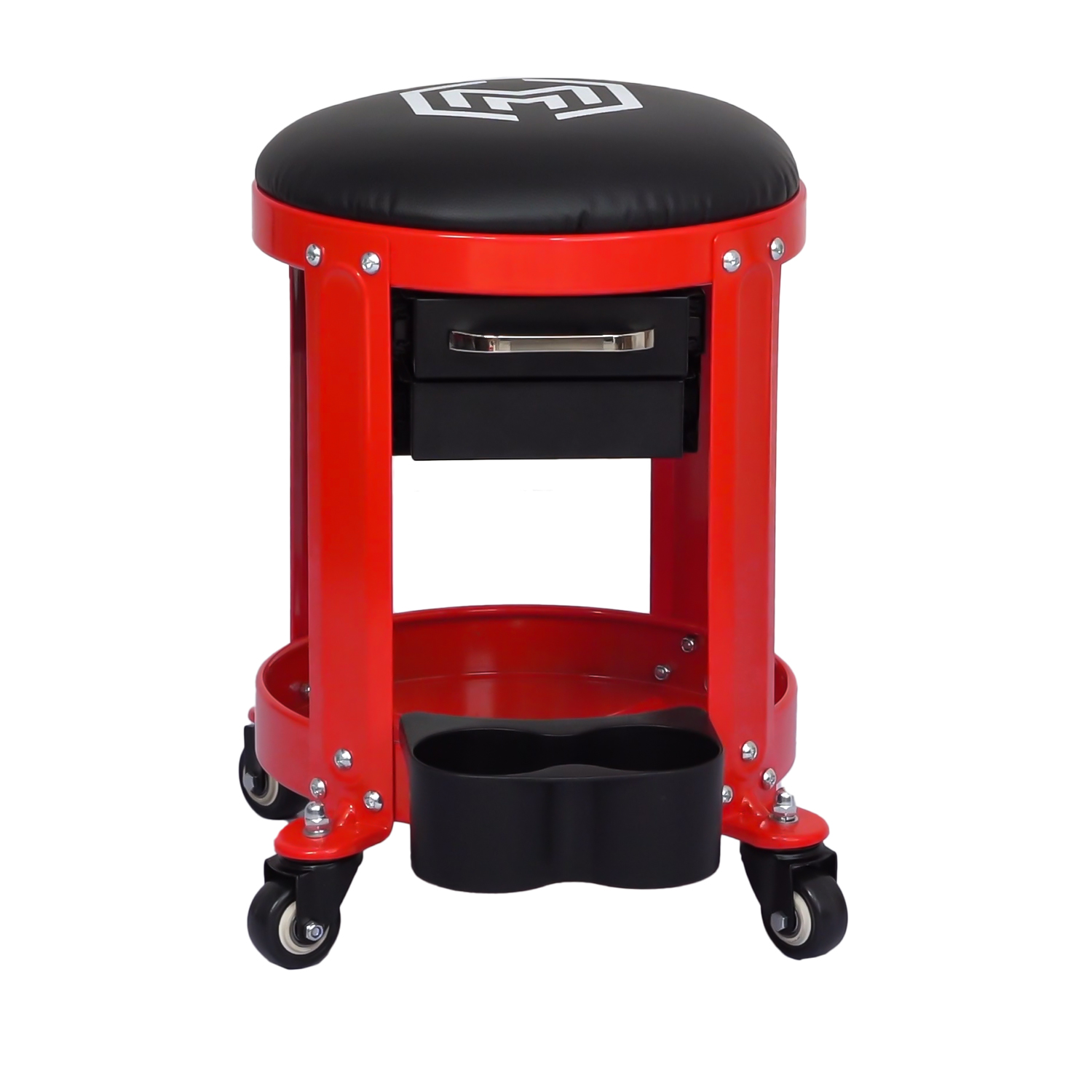 Wheels Milwaukee Rolling Stool Park Tool Adjustable Shop Stool