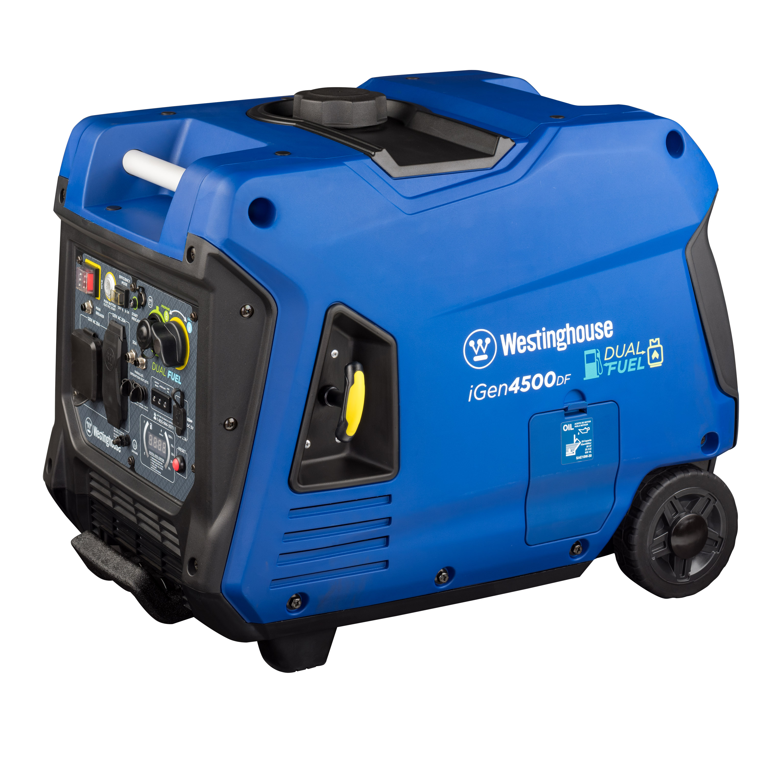 Westinghouse iGen4500DF 3700W Dual Fuel Electric Start Portable Inverter Generator