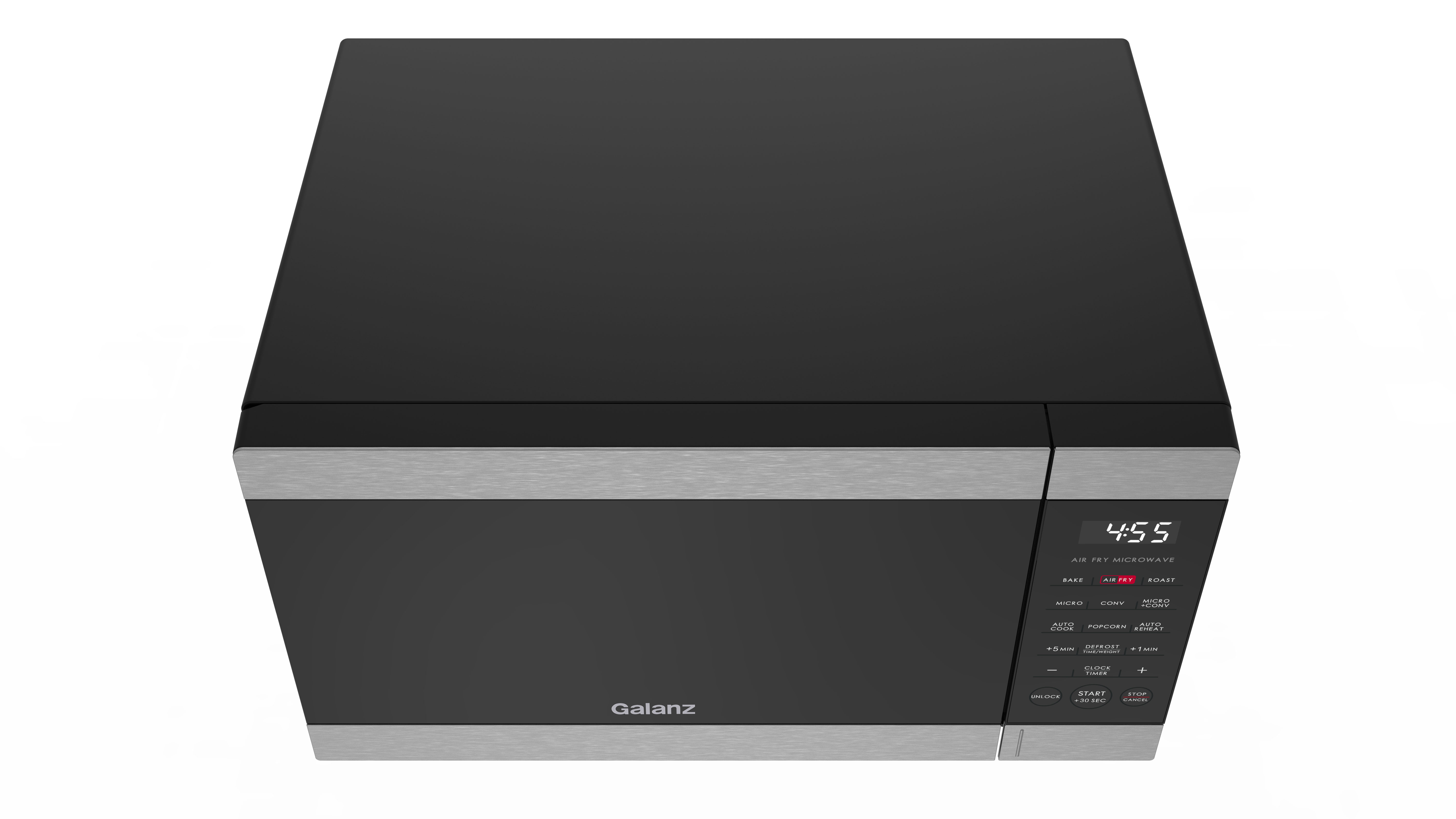 Galanz 0.9 Cu ft Air Fry Countertop Microwave, 900 Watts