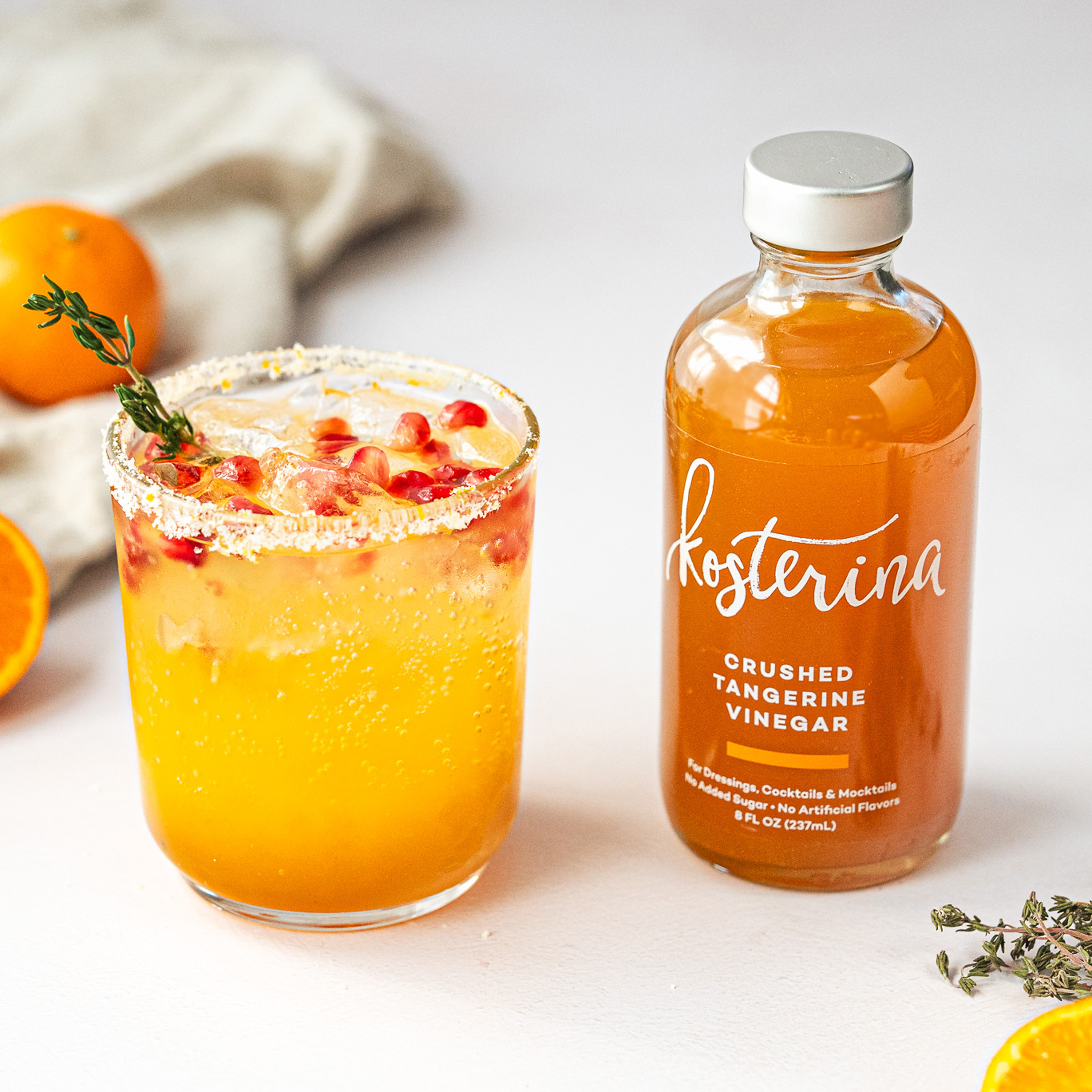 thumbnail video image 2 of Kosterina Crushed Tangerine Vinegar, 8 fl oz, 2 of 14