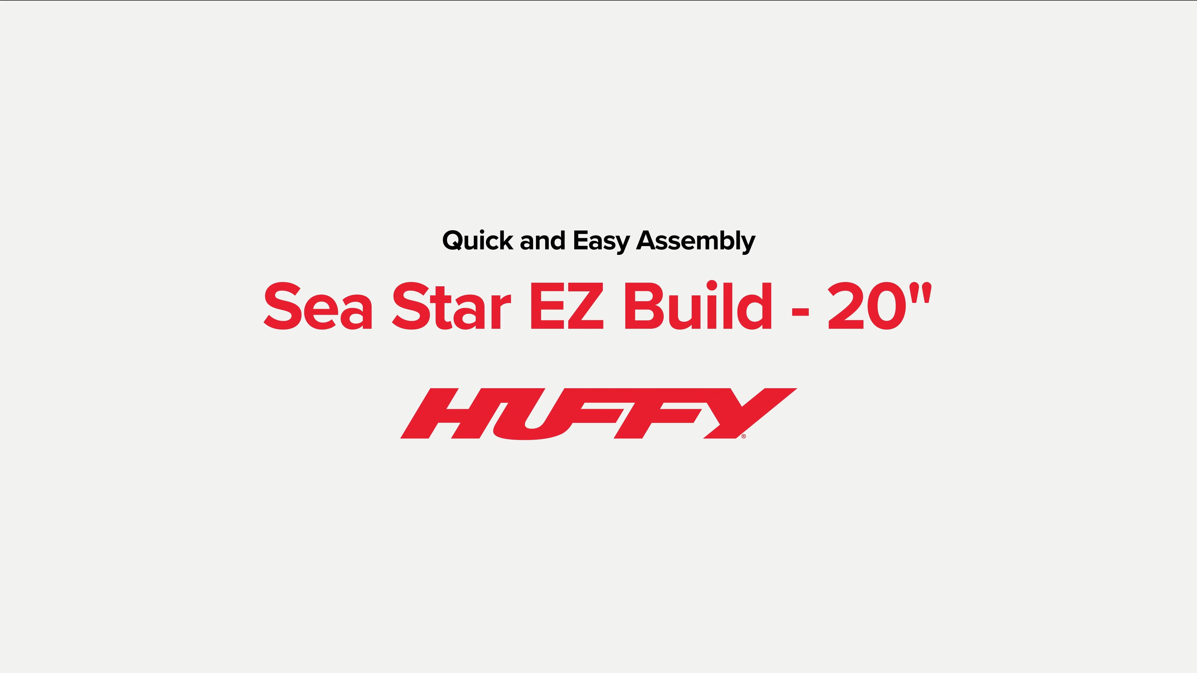 thumbnail video image 2 of Huffy 20" Sea Star Girls’ Kids’ Bike, Fits Riders 44”-56”, EZ Build, White, 2 of 13