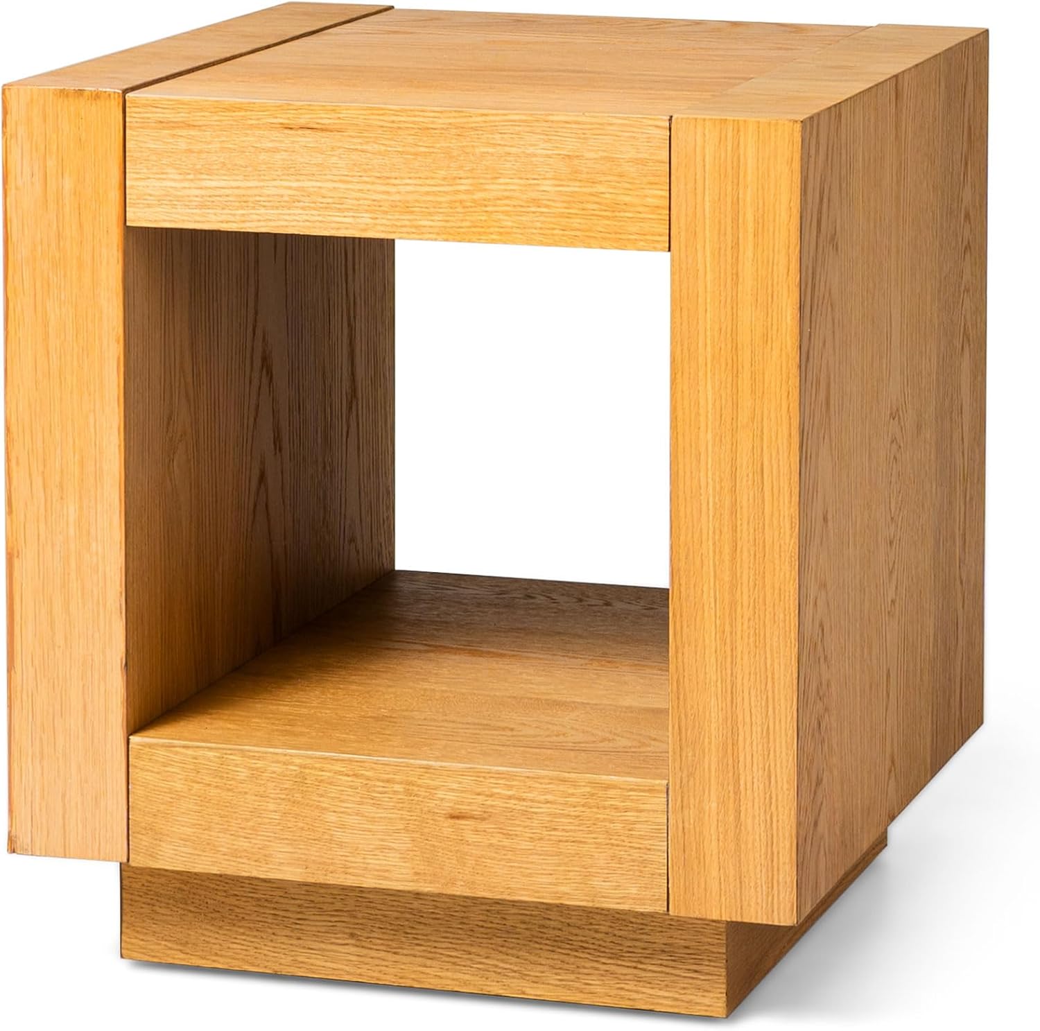 thumbnail video image 2 of Maven Lane Artemis Contemporary Wooden Side Table in Refined Natural Finish, 2 of 7