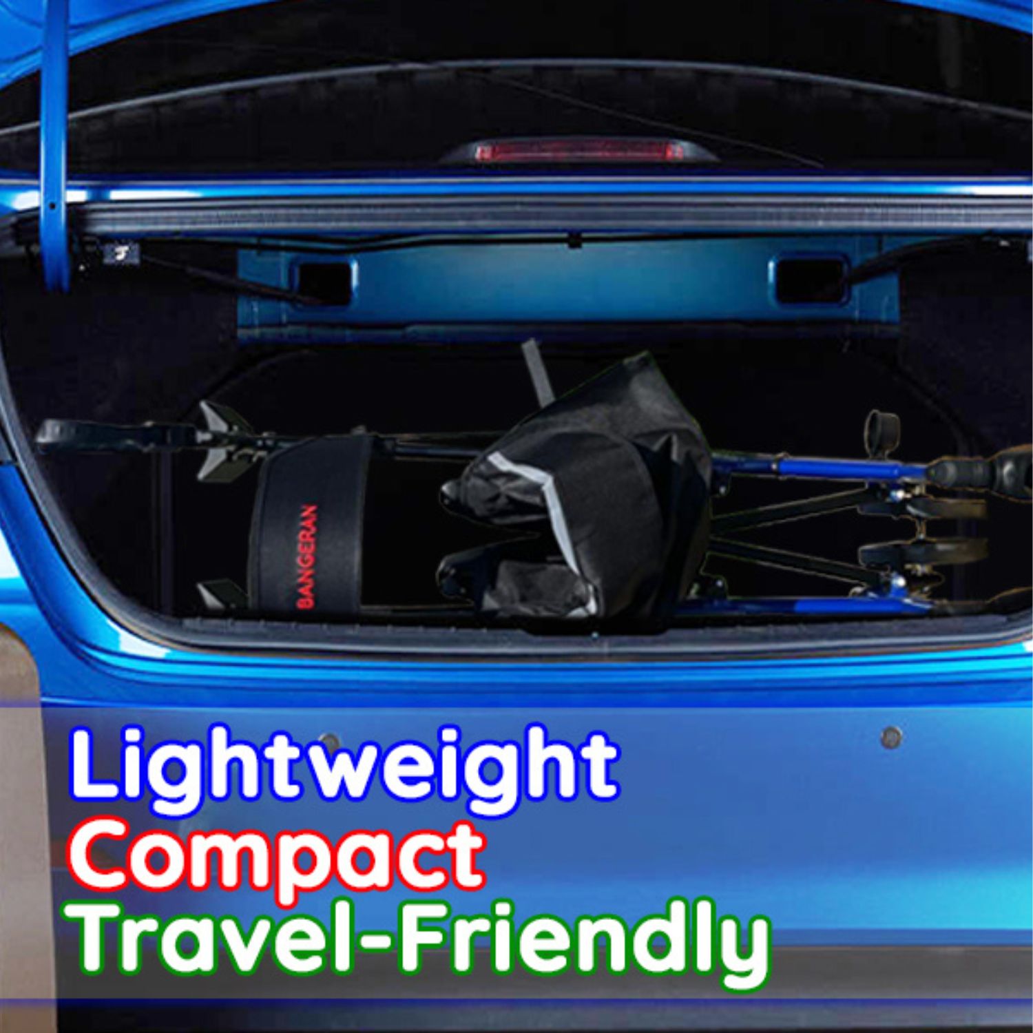 thumbnail video image 2 of Rolling Mobility Walking Aid with Comfortable Seat & Padded Armrests for Seniors, Adults & Elderly - 4 Wheel Heavy Duty Compact All Terrain Rollator Walker - Blue, 2 of 9