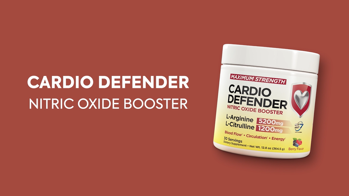 thumbnail video image 2 of Cardio Defender - L-Arginine Powder with 5,200mg L-Arginine Per Serving- Heart Health Drink Mix, 2 of 9