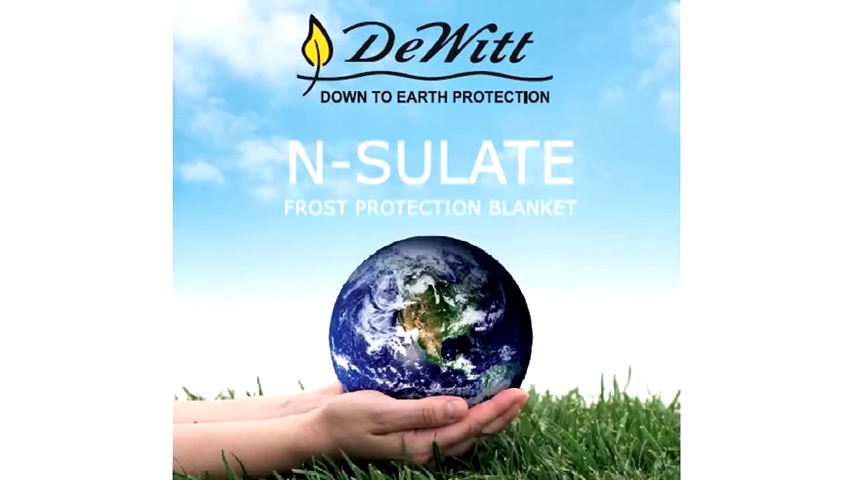 thumbnail video image 2 of DeWitt 5-Pack N-Sulate Plant Protection Cover 1.5 oz, Frost Blanket Fabric, 12 x 250 Feet, 2 of 10