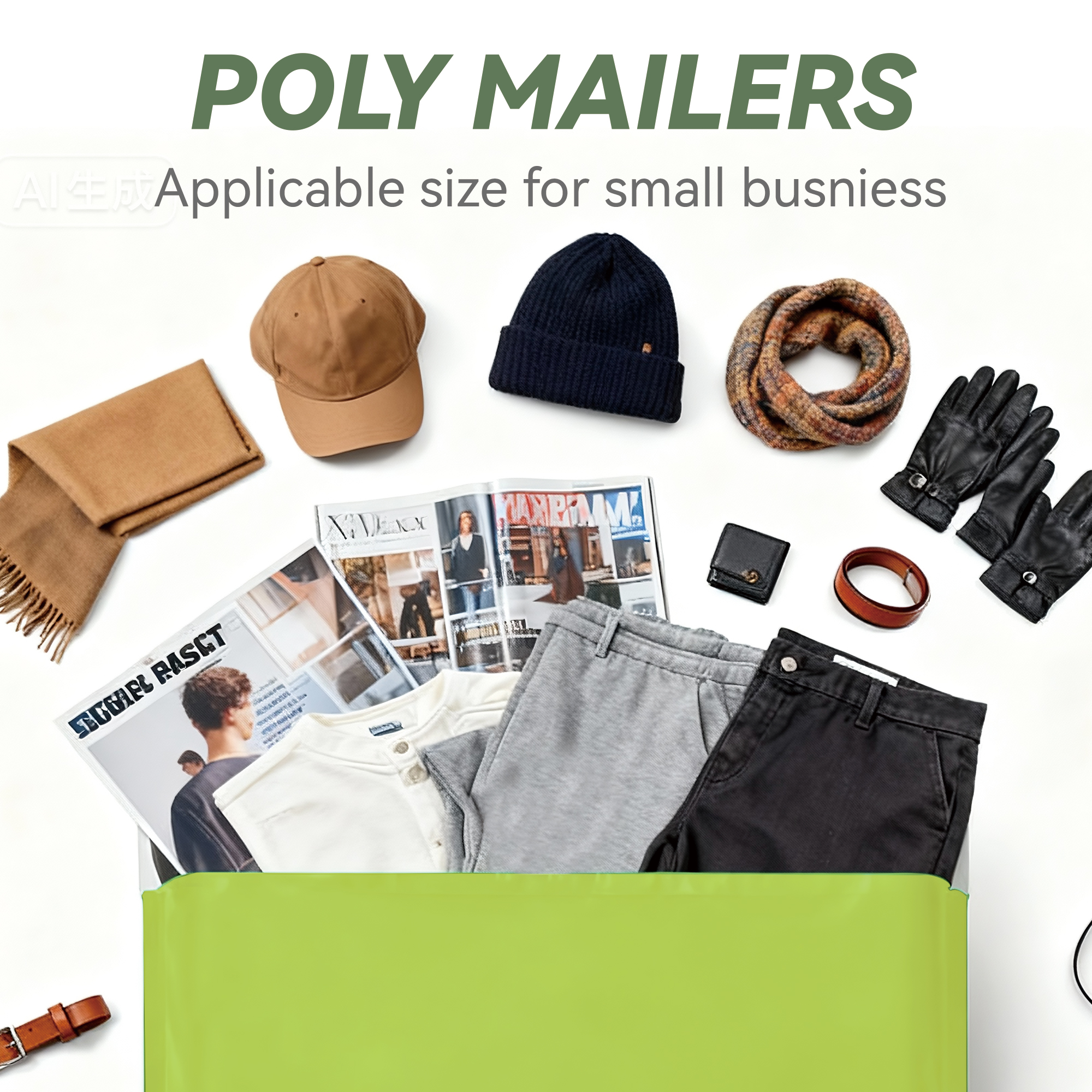 thumbnail video image 2 of Yookia 12x15.5 Inch Poly Mailers 200 Pcs, Self Seal Shipping Bags Tear-Proof Waterproof, Mailing Poly Bags for Clothing, Shoes, Books, E-commerce Packaging,Small Busniess(Green), 2 of 10