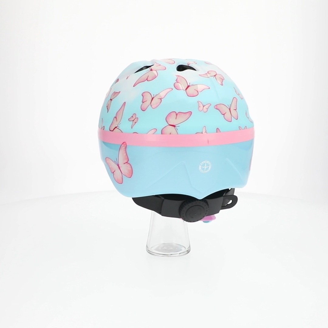baby football helmet Prints of Baby girl wearing leather football helmet