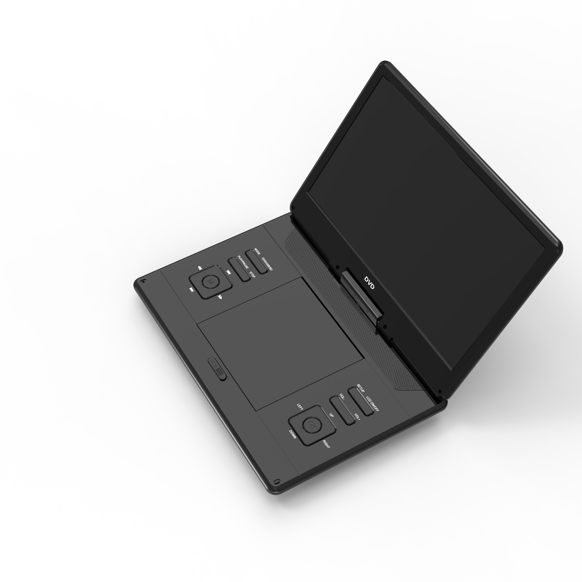 16.9'' Rechargeable Portable DVD Player for Car with 14“ Swivel